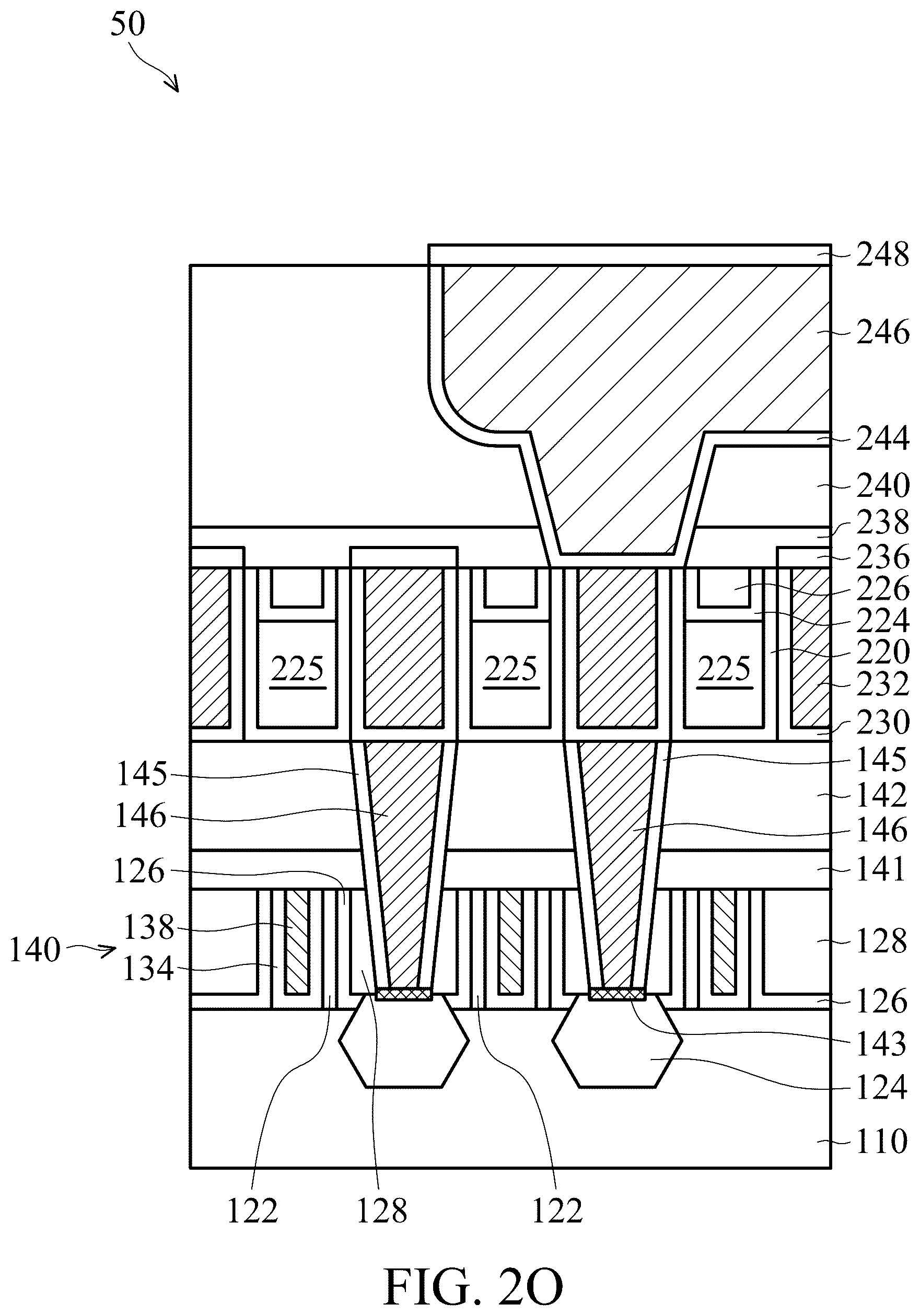 Patent US12564045 Figure 17 – Semiconductor device structure with interconnect structure having air gap