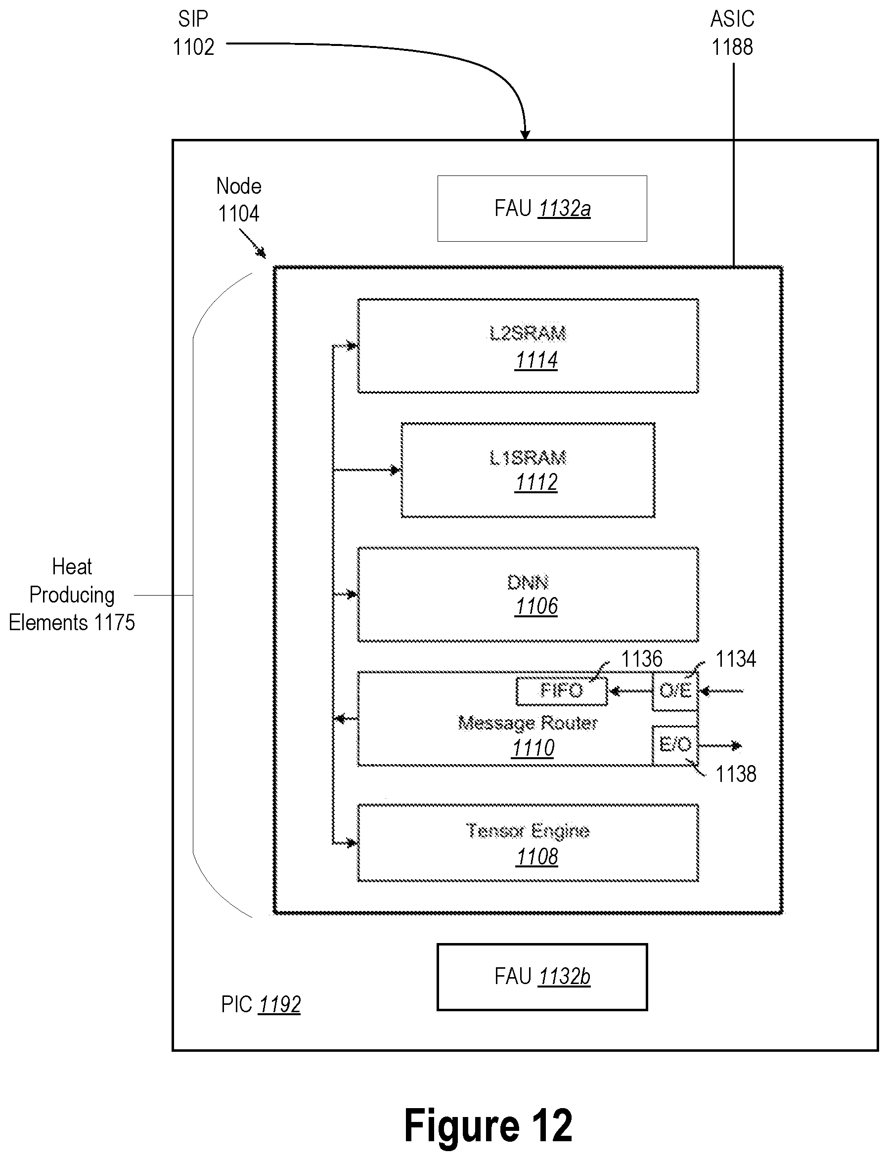 Patent US12564047 Figure 11 – Thermal control of an optical component