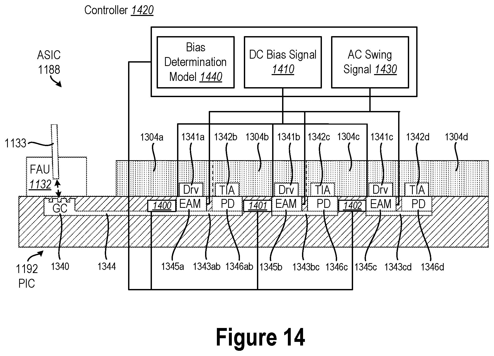 Patent US12564047 Figure 14 – Thermal control of an optical component