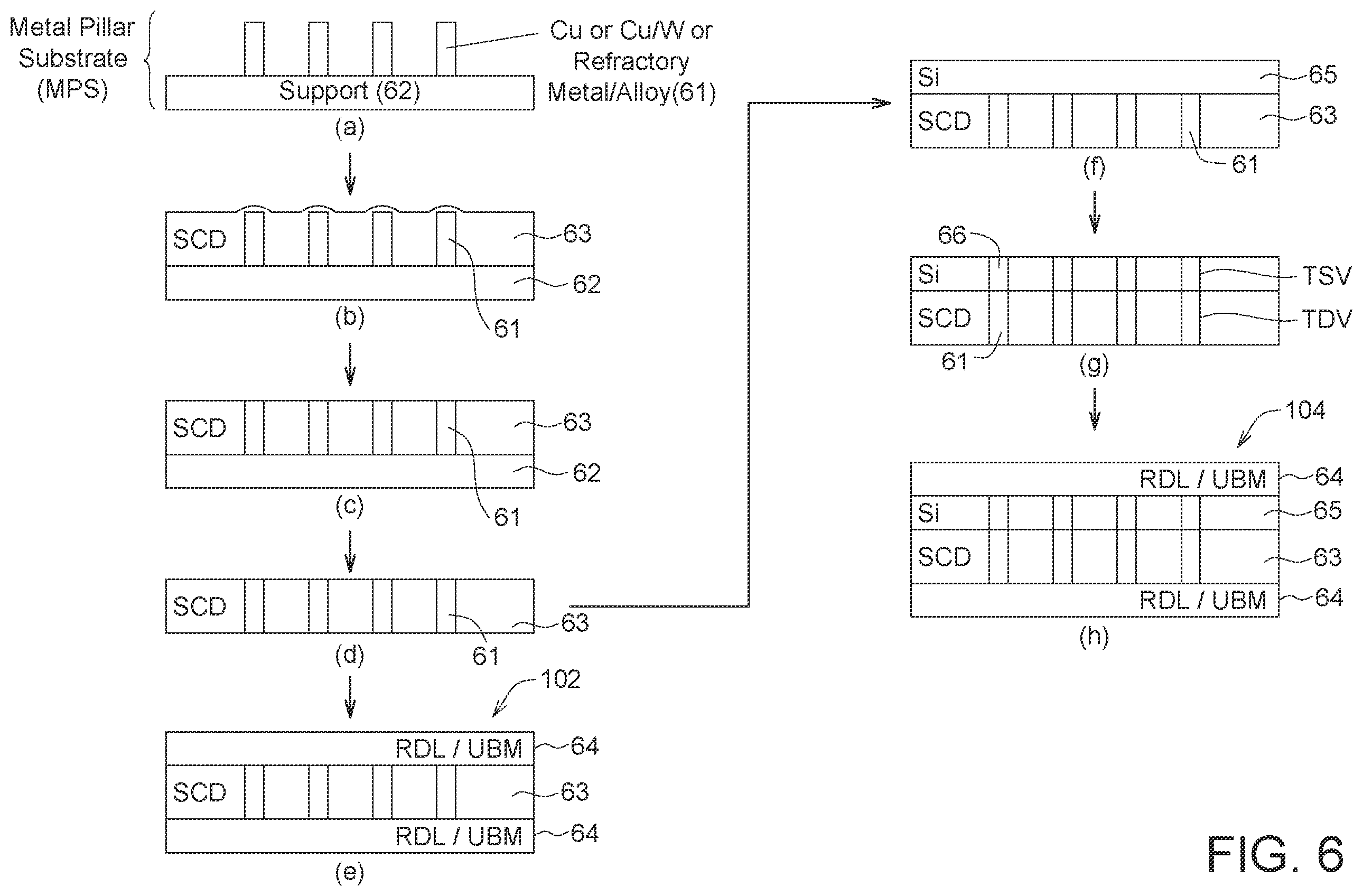 Patent US12564049 Figure 6 – Diamond enhanced advanced ICs and advanced IC packages
