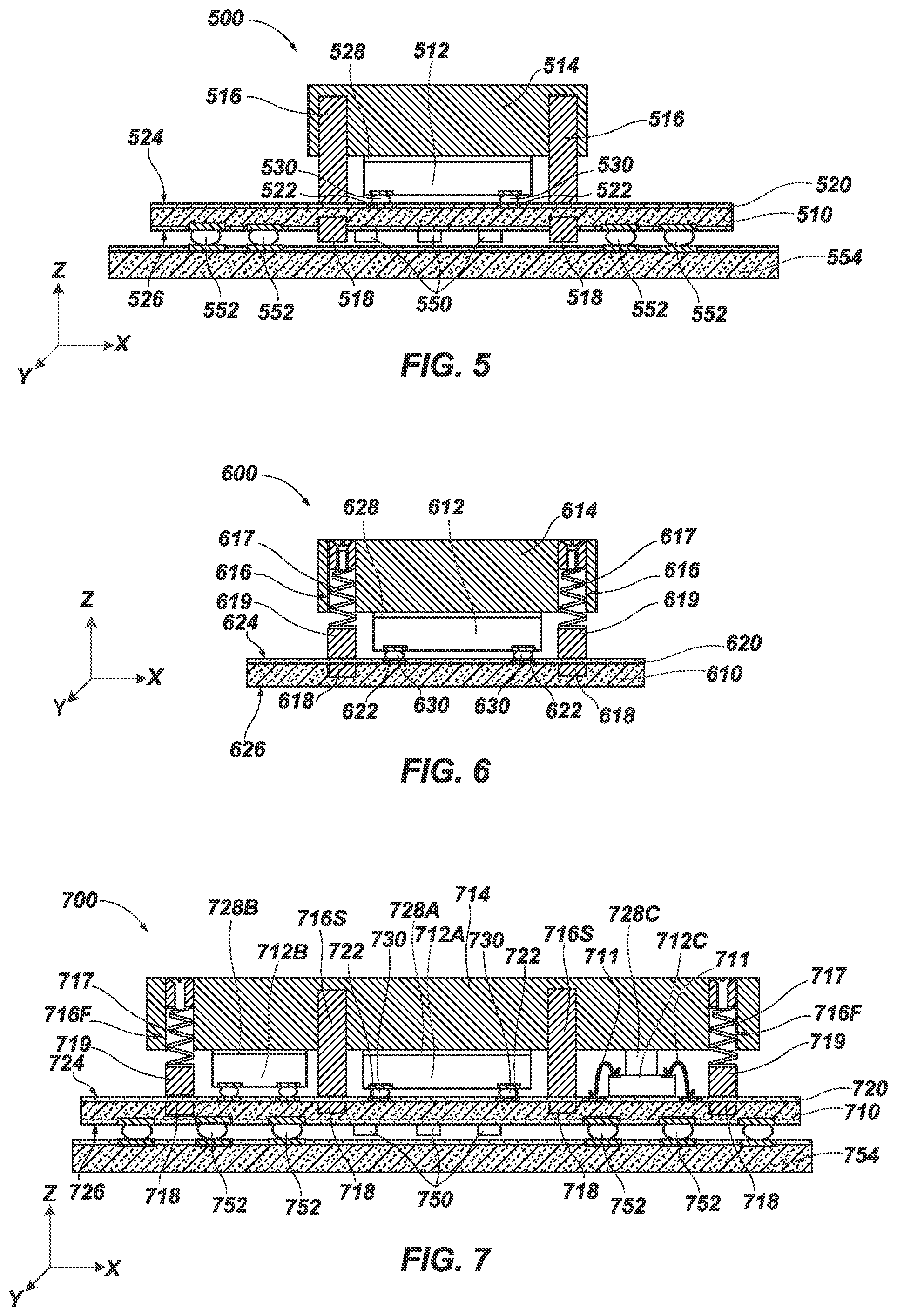Patent US12564051 Figure 3 – Heat spreader apparatus with magnetic attachments on printed wiring board assemblies, related methods and electronic systems