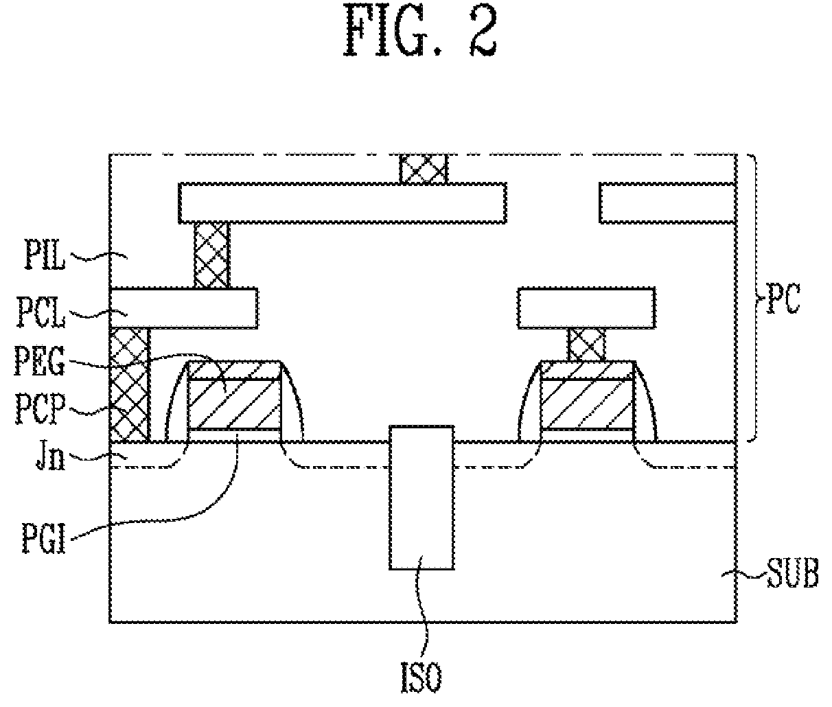 Patent US12564053 Figure 2 – Semiconductor device and method of manufacturing the semiconductor device