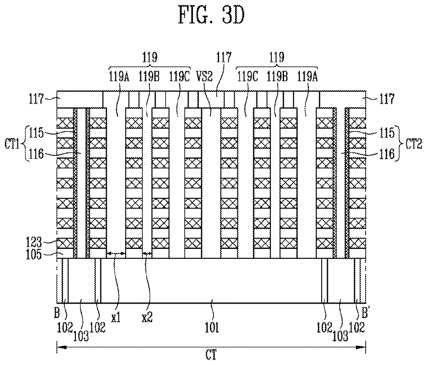 Patent US12564053 Figure 6 – Semiconductor device and method of manufacturing the semiconductor device