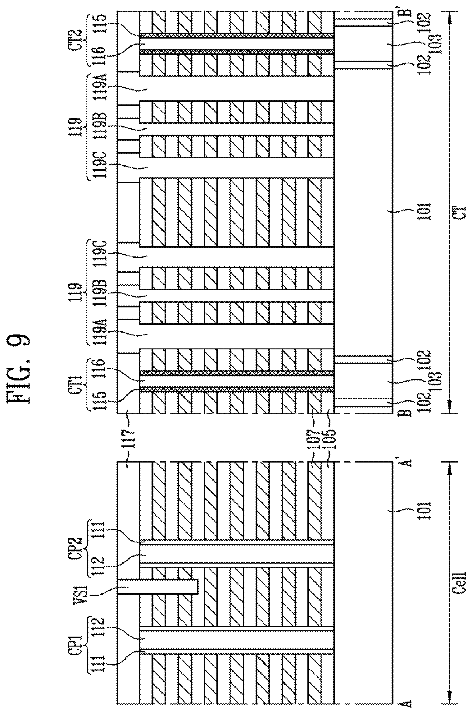Patent US12564053 Figure 15 – Semiconductor device and method of manufacturing the semiconductor device