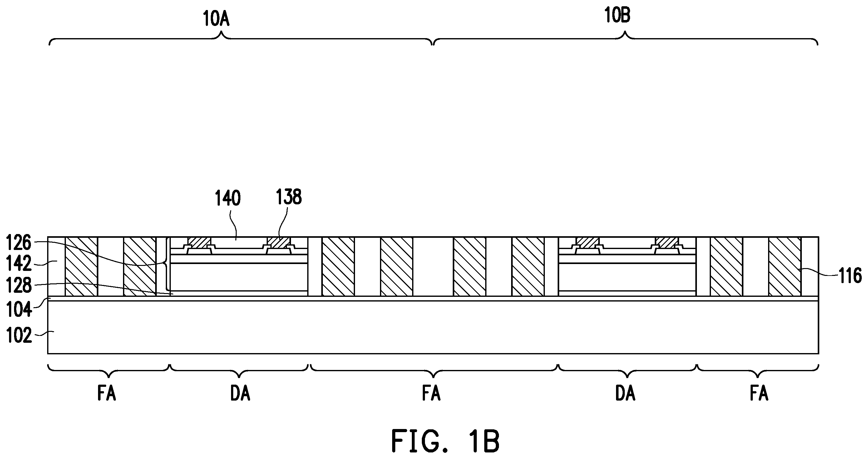 Patent US12564055 Figure 2 – Package structure and method of fabricating the same