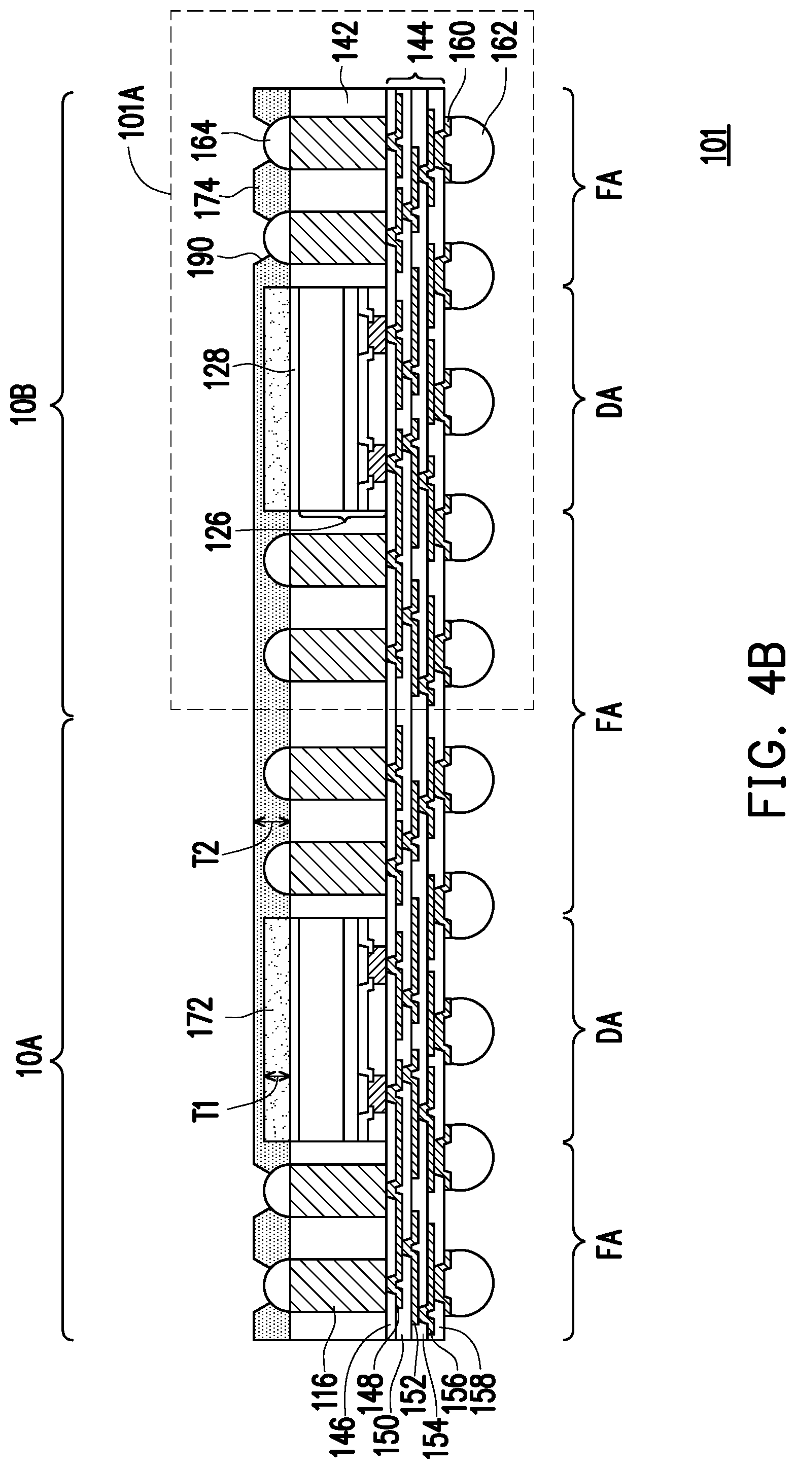 Patent US12564055 Figure 15 – Package structure and method of fabricating the same