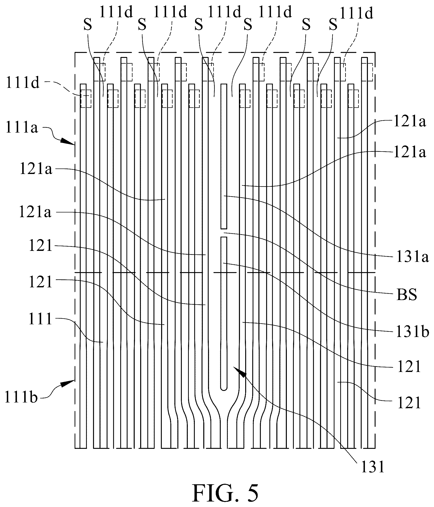 Patent US12564056 Figure 3 – Inner lead structure of flexible circuit board