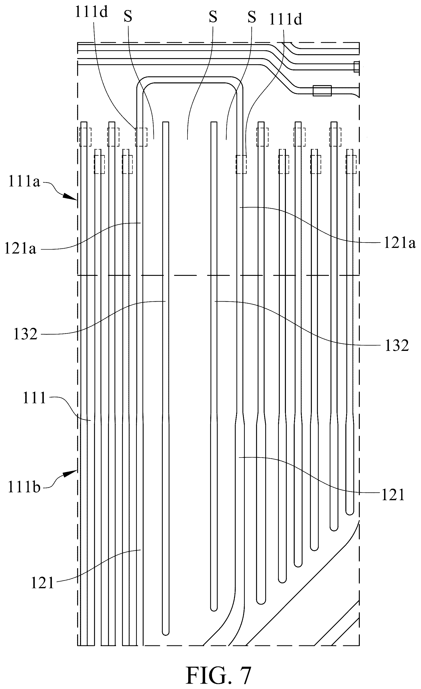 Patent US12564056 Figure 5 – Inner lead structure of flexible circuit board