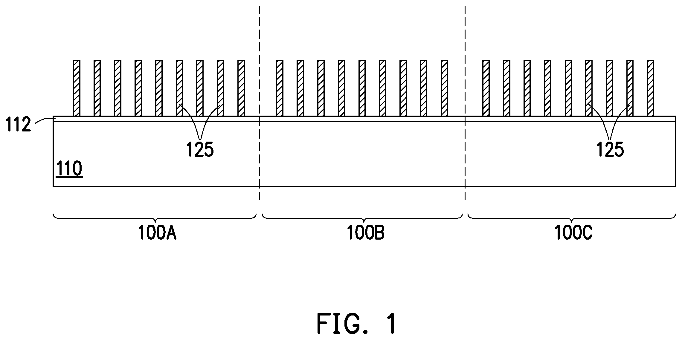 Patent US12564057 Figure 1 – Chiplet interposer