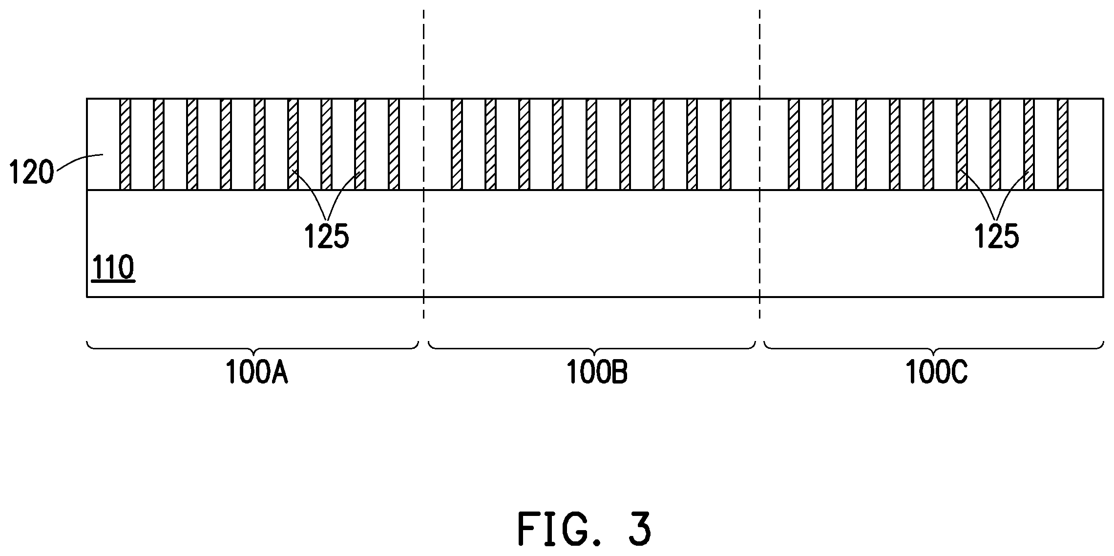 Patent US12564057 Figure 3 – Chiplet interposer
