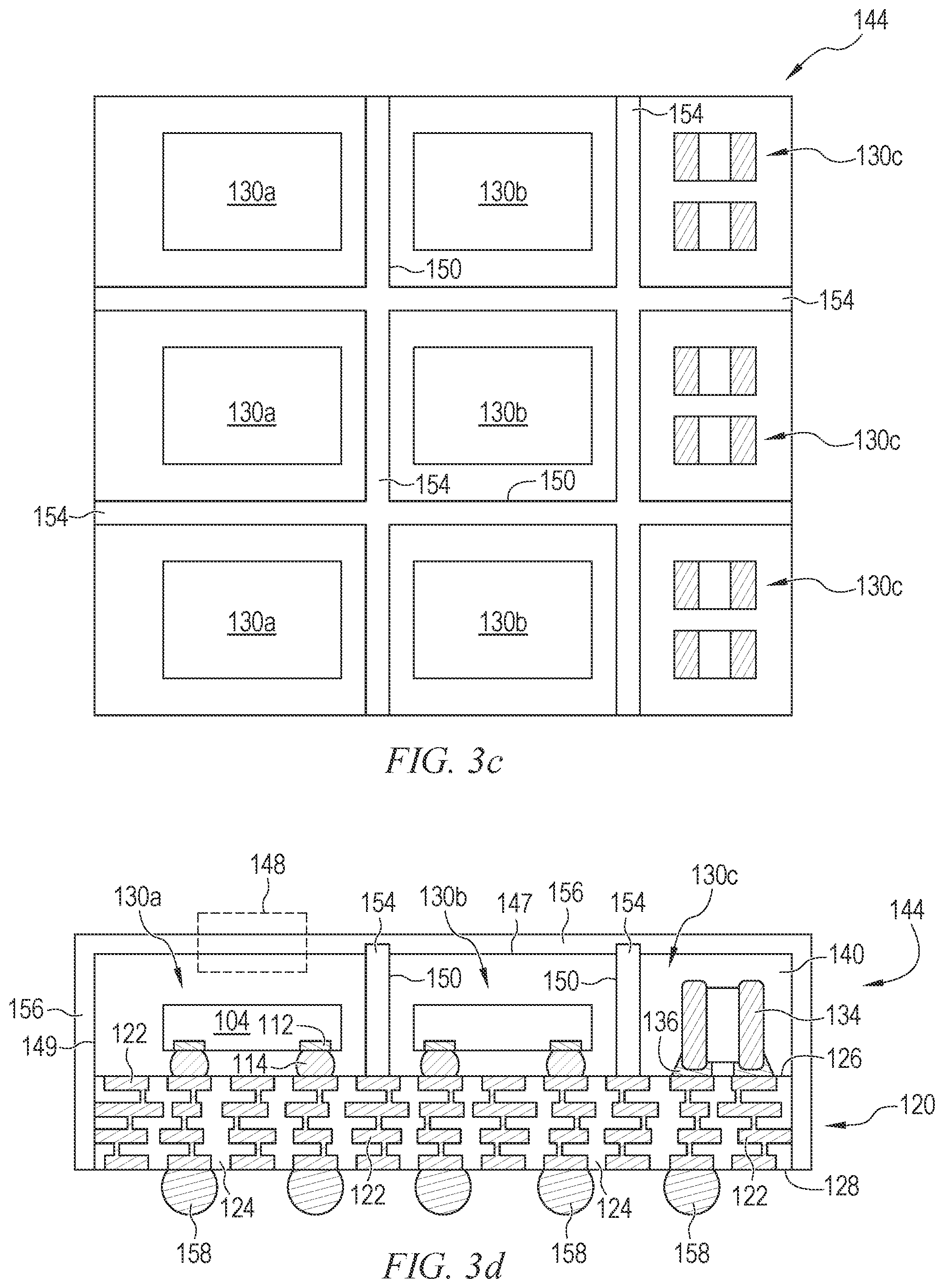 Patent US12564059 Figure 5 – Semiconductor device and method of forming graphene core shell embedded within shielding layer