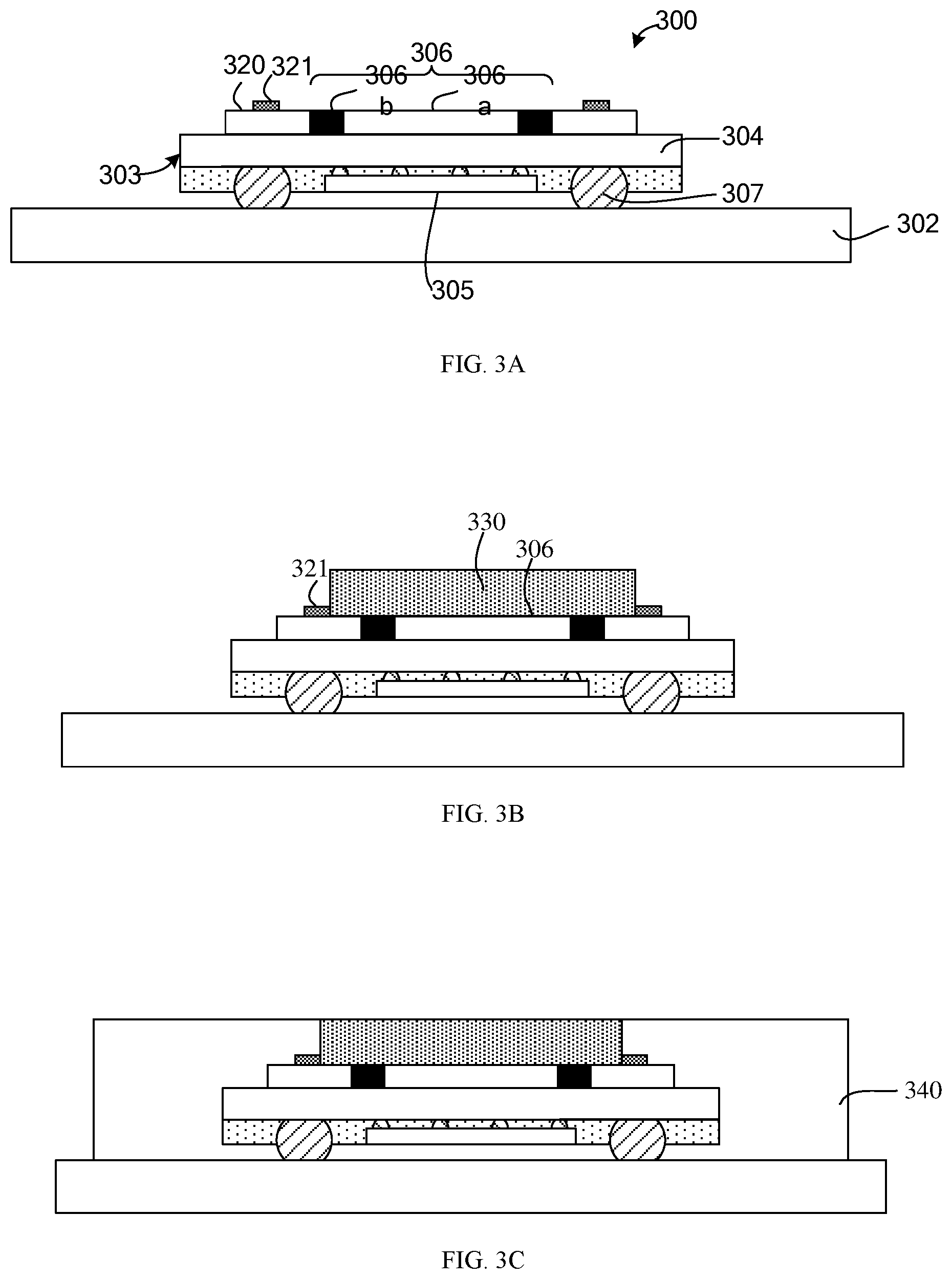 Patent US12564060 Figure 3 – Method for forming a partial shielding for an electronic assembly