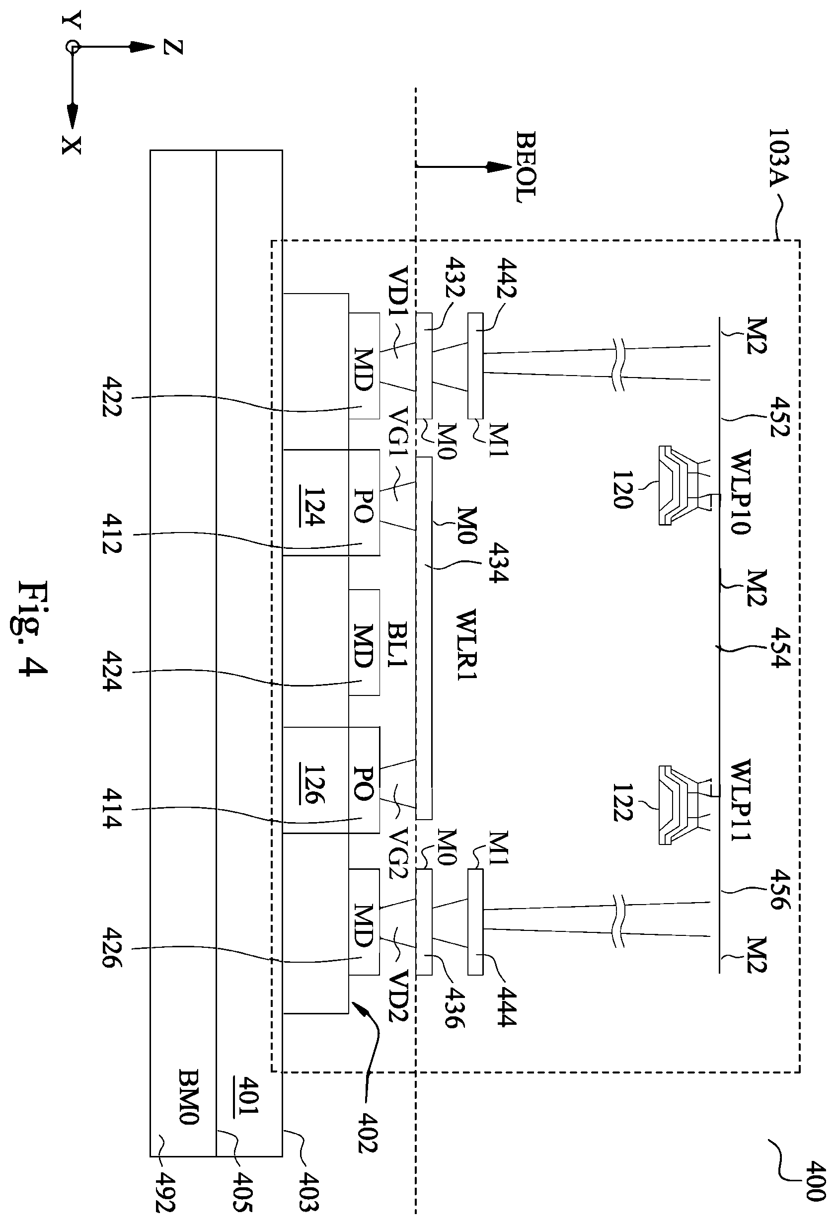 Patent US12564061 Figure 7 – Generation of physically unclonable function using one-time-programmable memory devices with back-end-of-line transistors