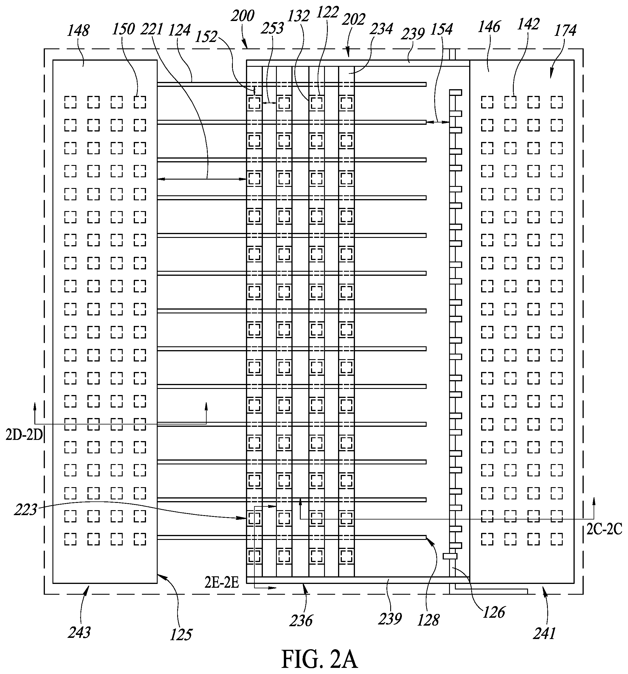 Patent US12564065 Figure 5 – Radio frequency (RF) switch with drain/source contacts