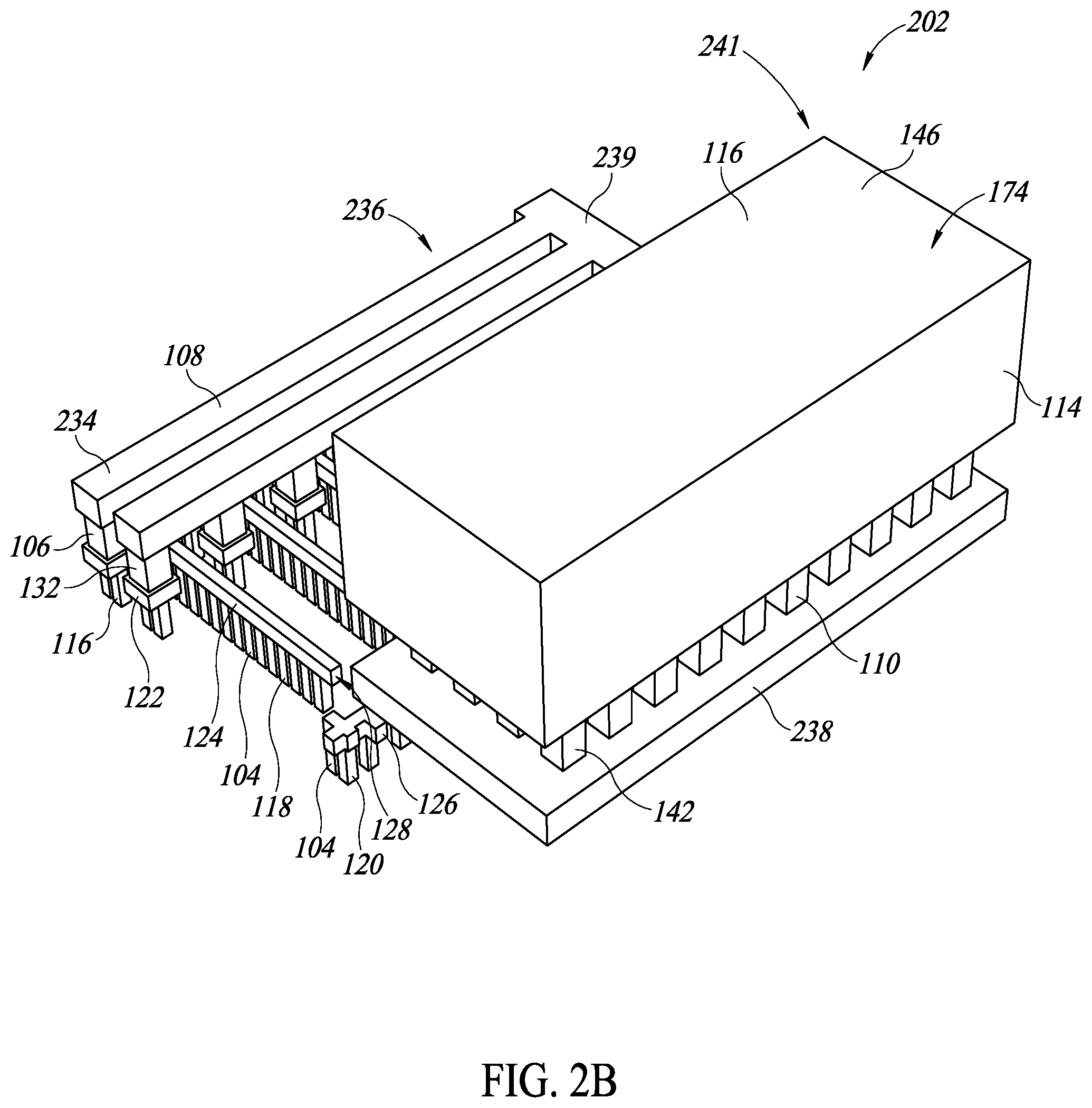 Patent US12564065 Figure 6 – Radio frequency (RF) switch with drain/source contacts