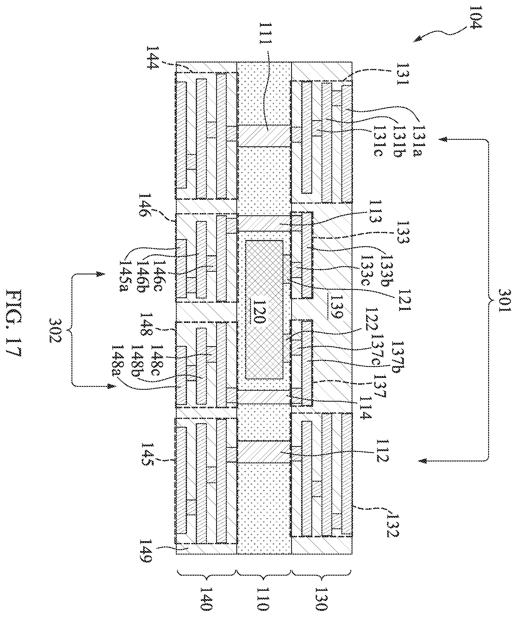 Patent US12564066 Figure 17 – Semiconductor structure having passive component and method of manufacturing thereof