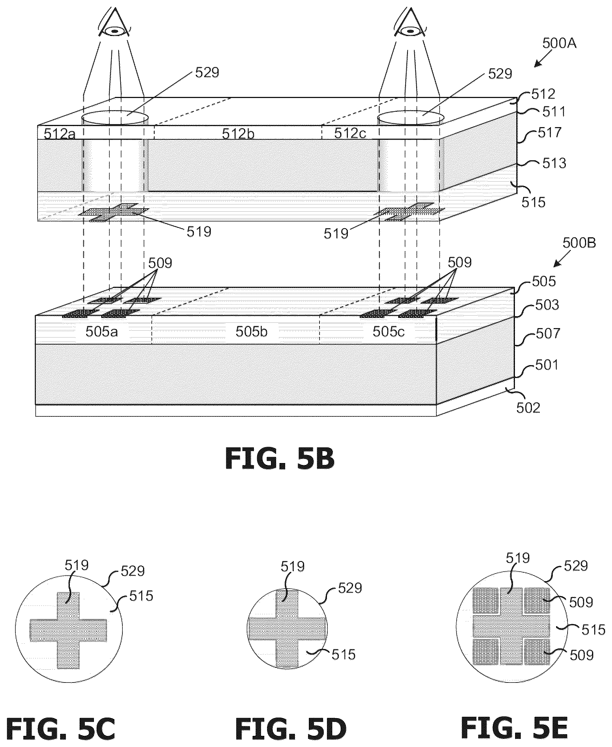 Patent US12564067 Figure 7 – Wafer alignment for stacked wafers and semiconductor device assemblies
