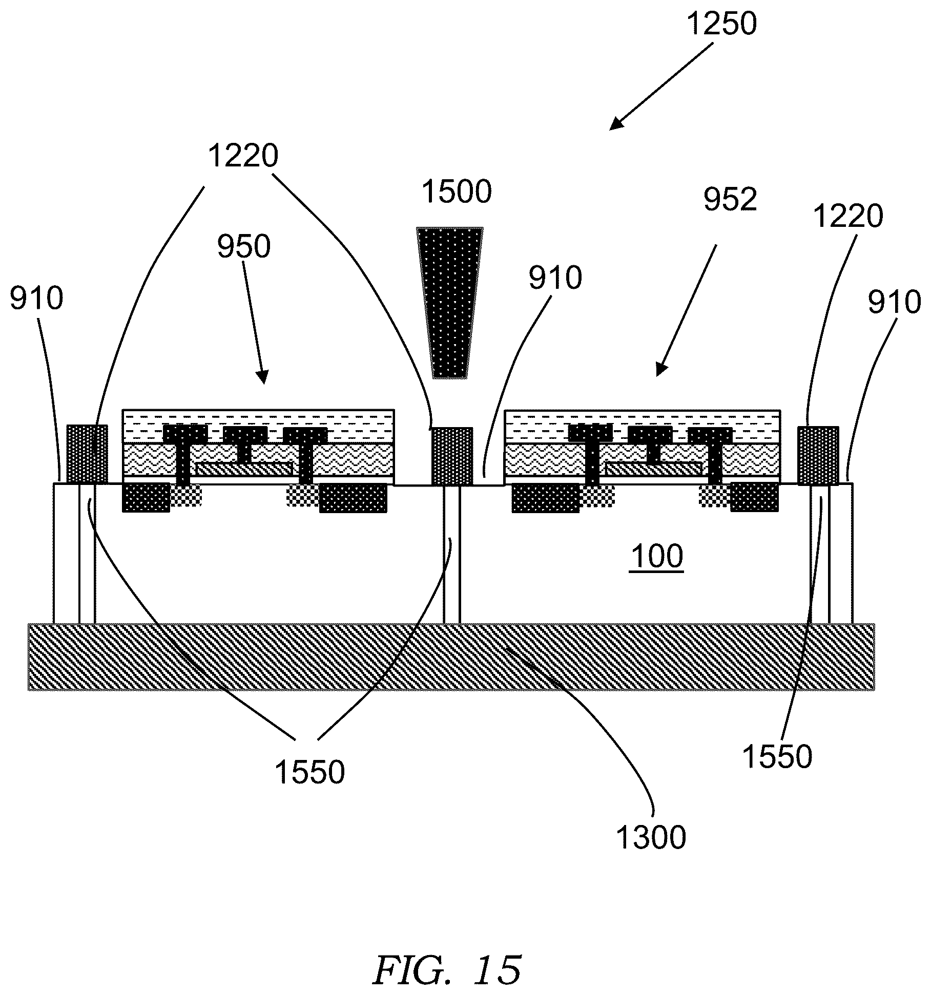 Patent US12564068 Figure 11 – Carbon assisted semiconductor dicing and method