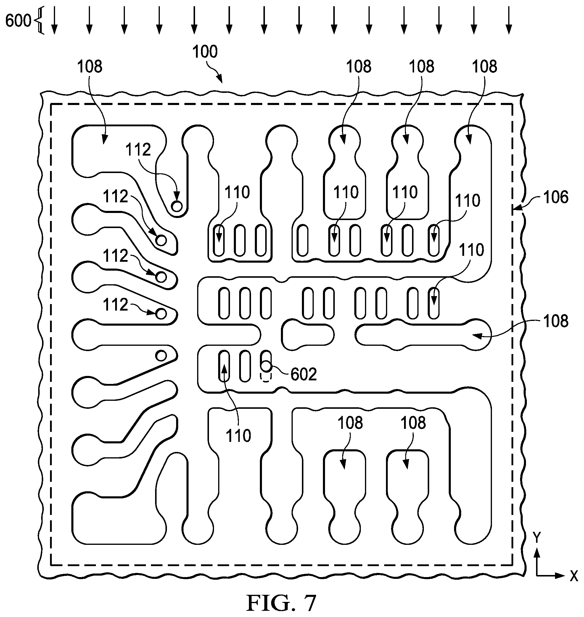 Patent US12564071 Figure 7 – Laser ablation surface treatment for microelectronic assembly