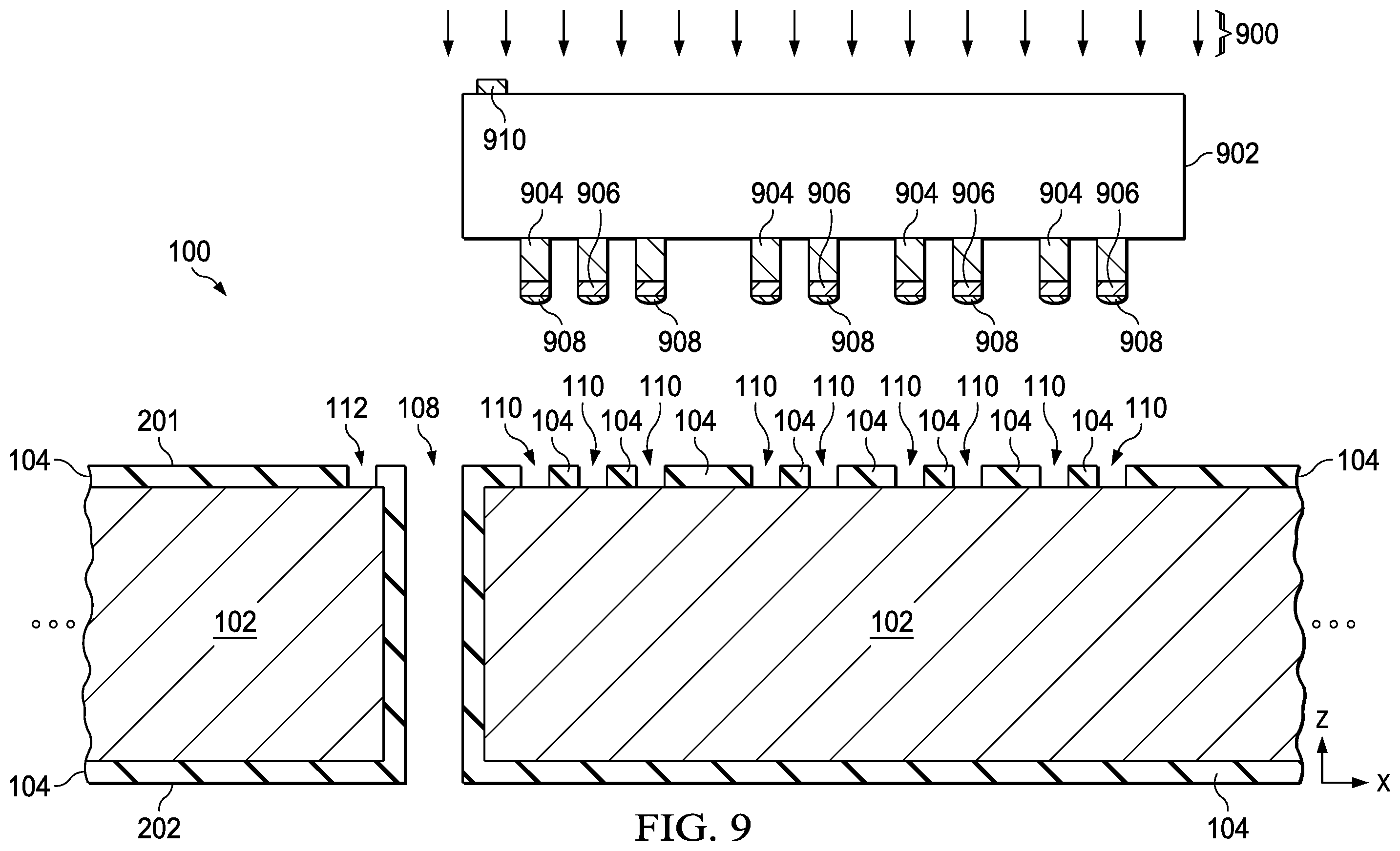 Patent US12564071 Figure 9 – Laser ablation surface treatment for microelectronic assembly