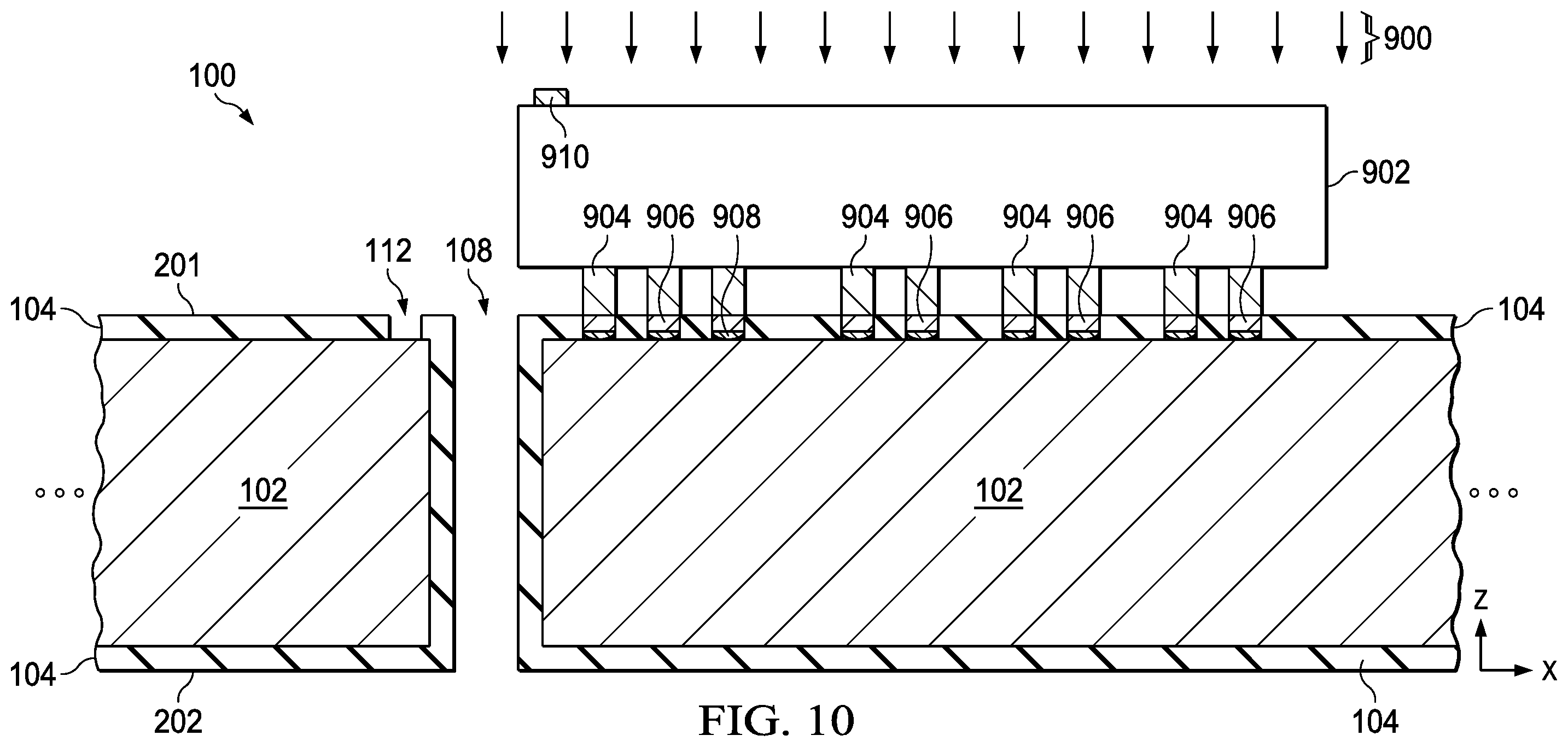 Patent US12564071 Figure 10 – Laser ablation surface treatment for microelectronic assembly