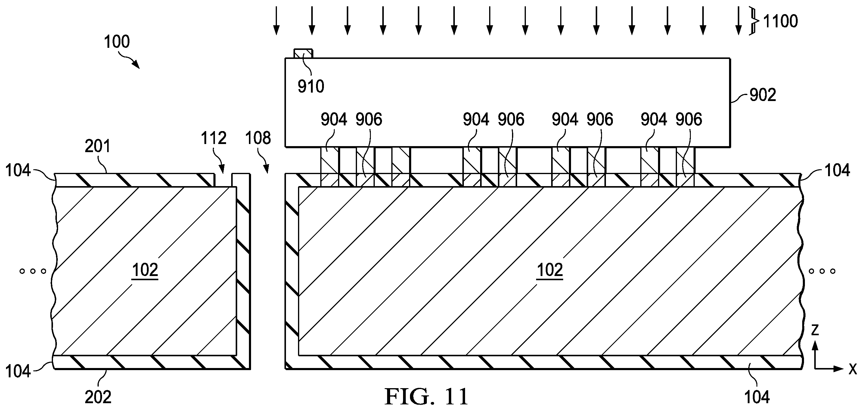 Patent US12564071 Figure 11 – Laser ablation surface treatment for microelectronic assembly