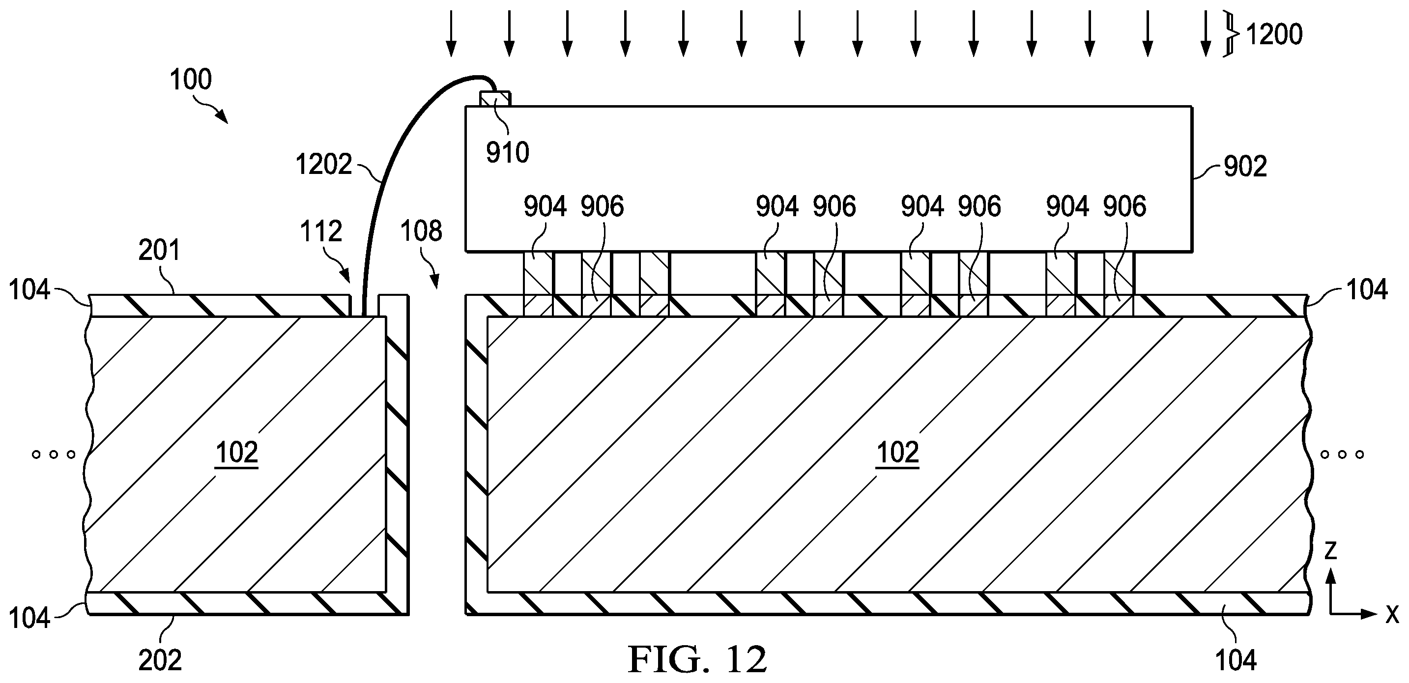 Patent US12564071 Figure 12 – Laser ablation surface treatment for microelectronic assembly