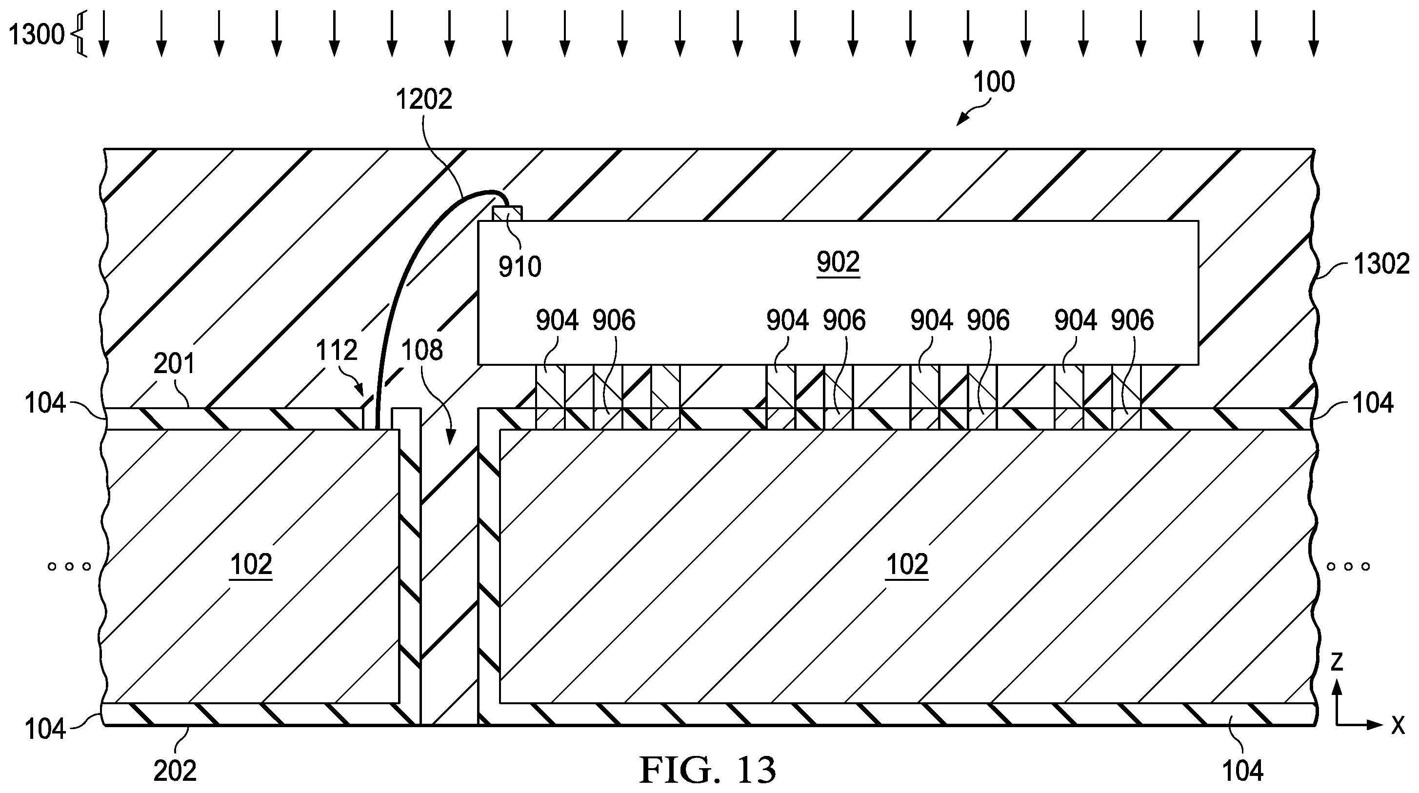 Patent US12564071 Figure 13 – Laser ablation surface treatment for microelectronic assembly