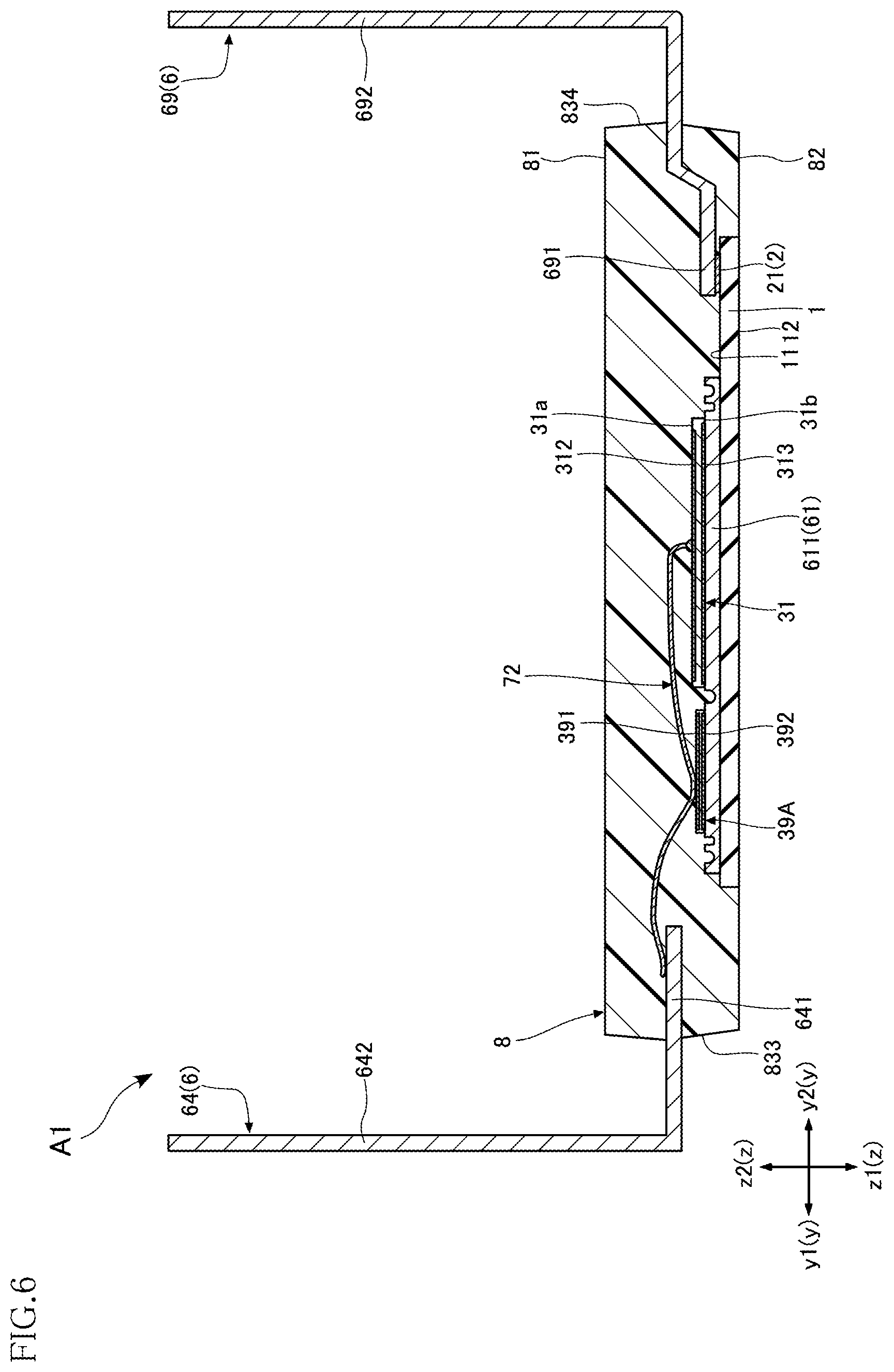 Patent US12564073 Figure 6 – Control chip for leadframe package