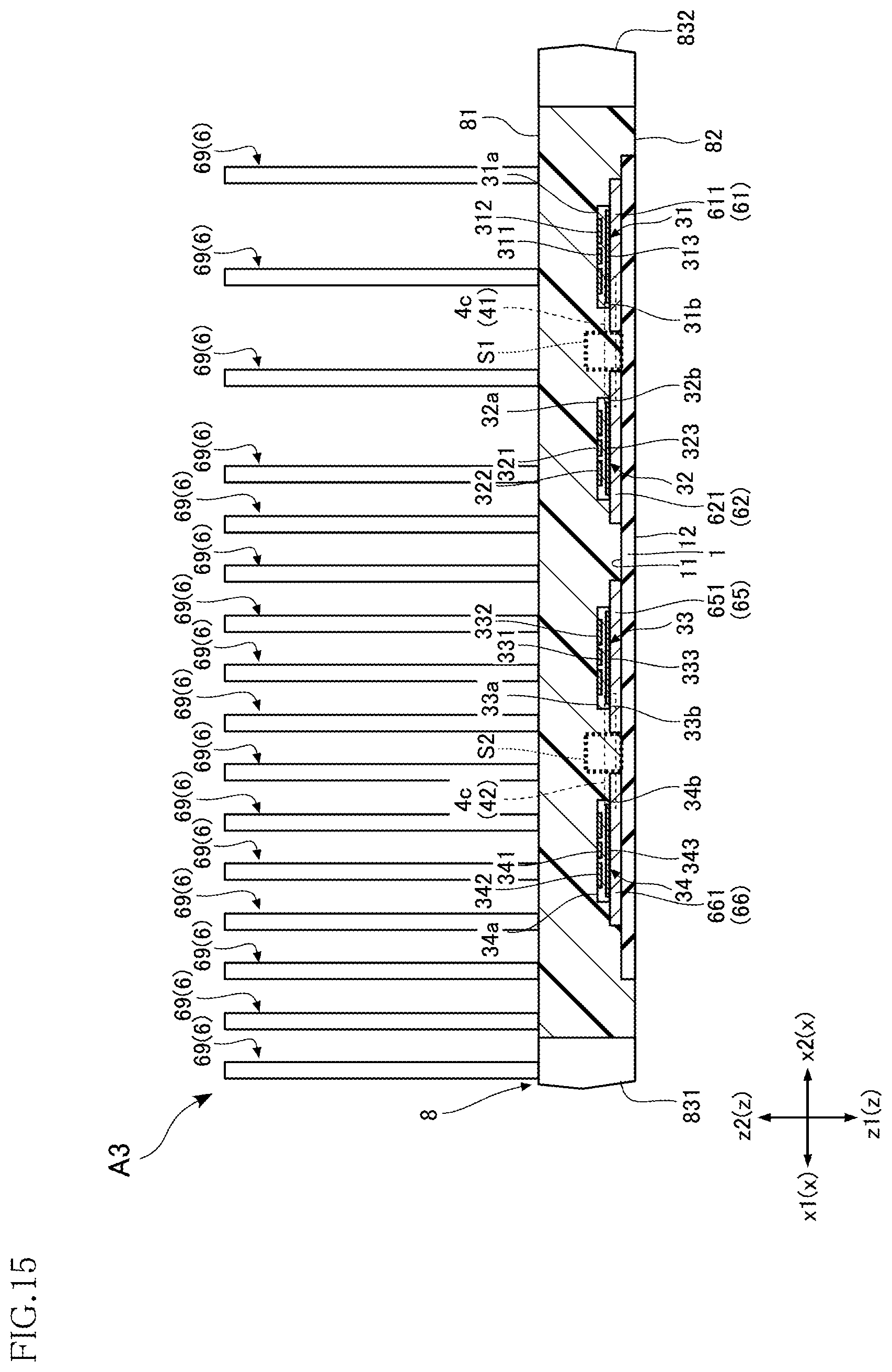 Patent US12564073 Figure 15 – Control chip for leadframe package