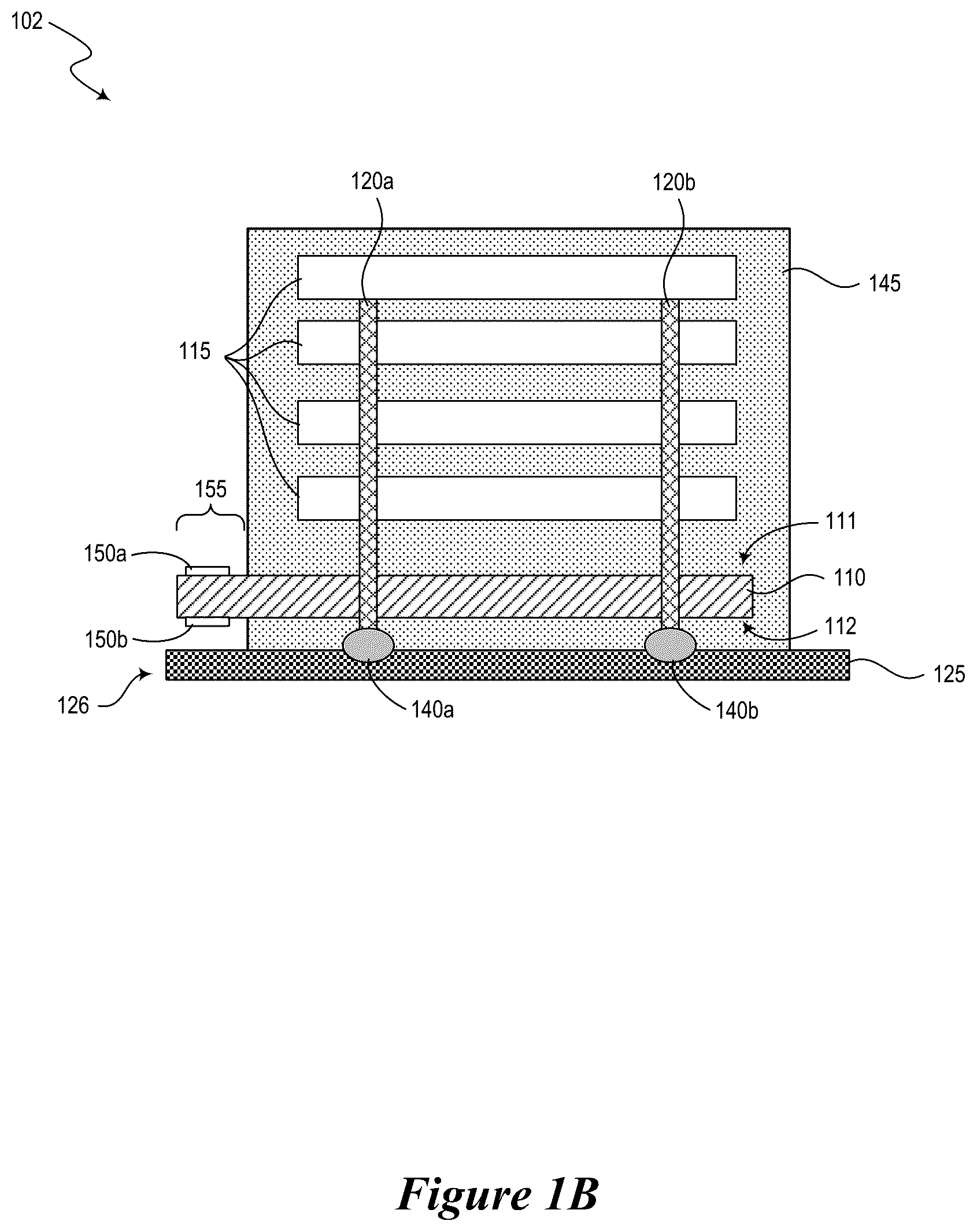 Patent US12564075 Figure 2 – Semiconductor die assemblies with decomposable materials and associated methods and systems
