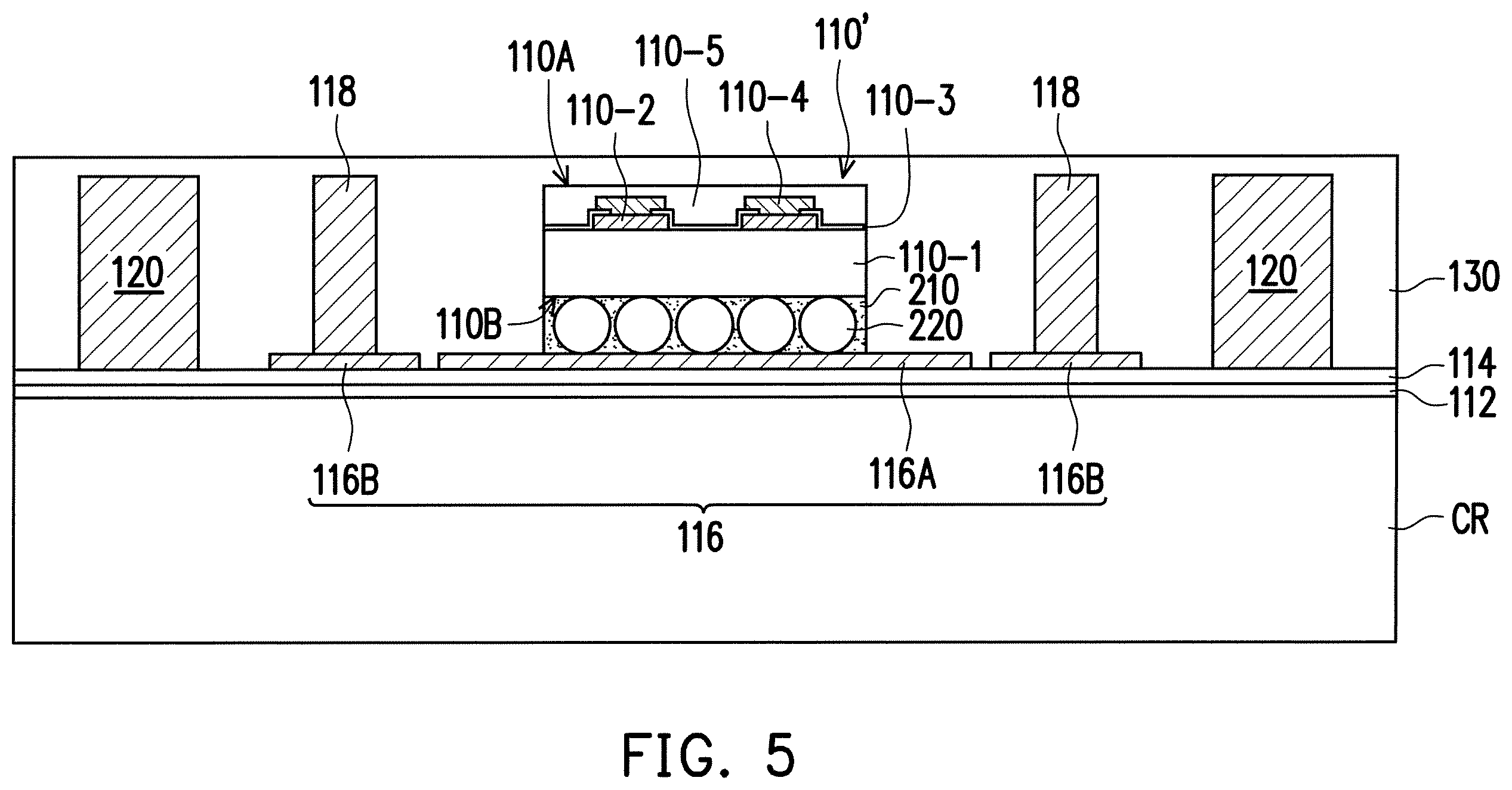 Patent US12564077 Figure 6 – Method of forming package structure including antennas