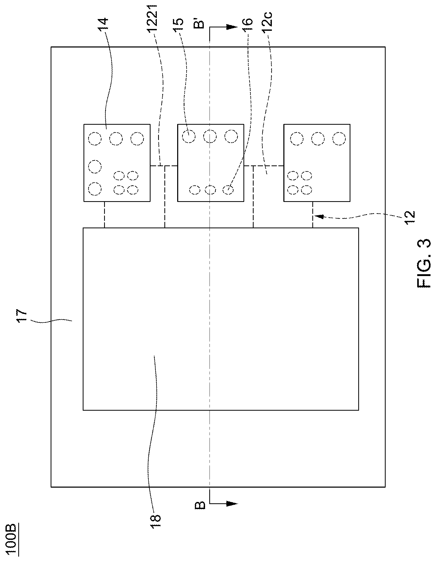 Patent US12564078 Figure 3 – Electronic package