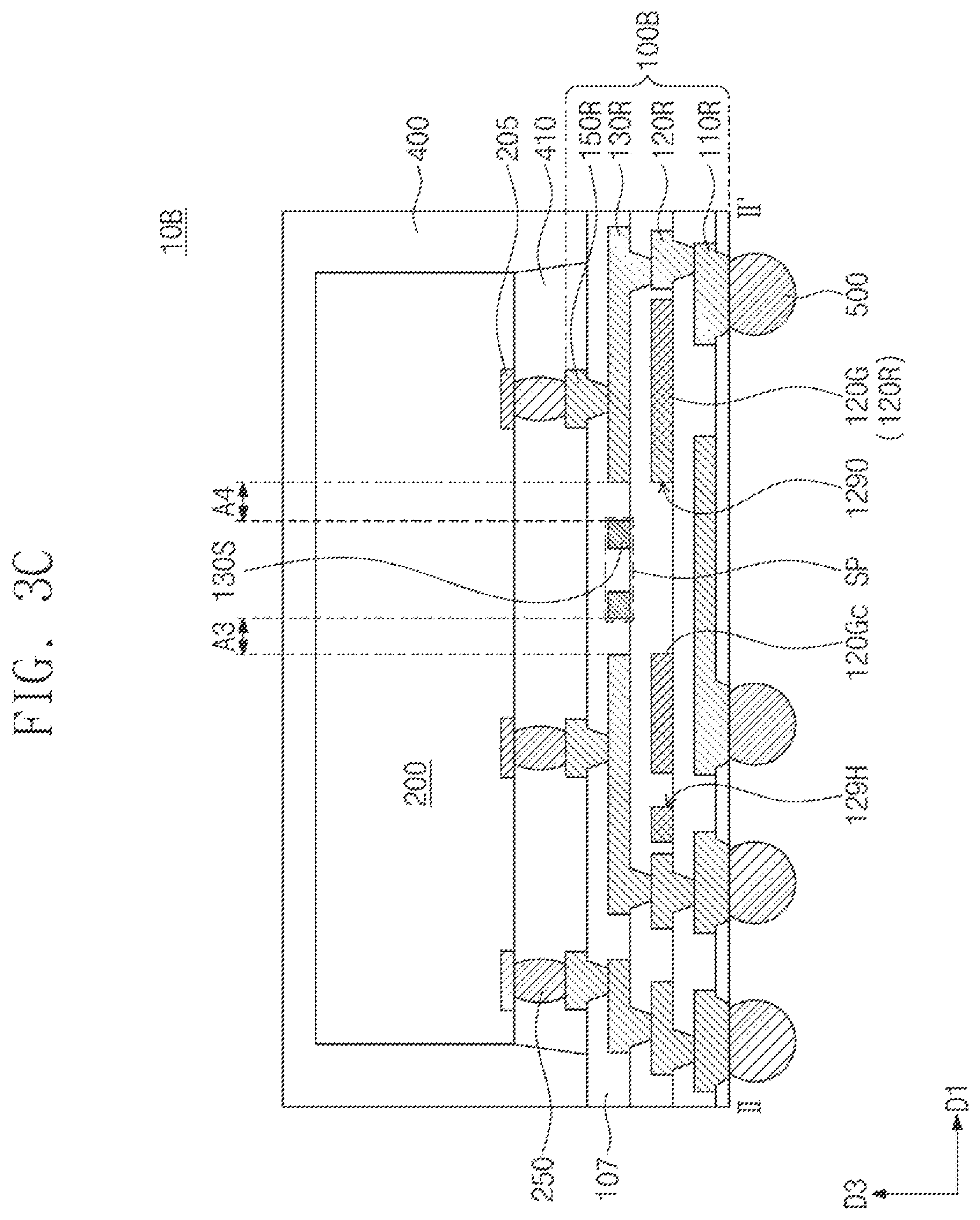Patent US12564079 Figure 14 – Semiconductor package including a redistribution substrate and a pair of signal patterns