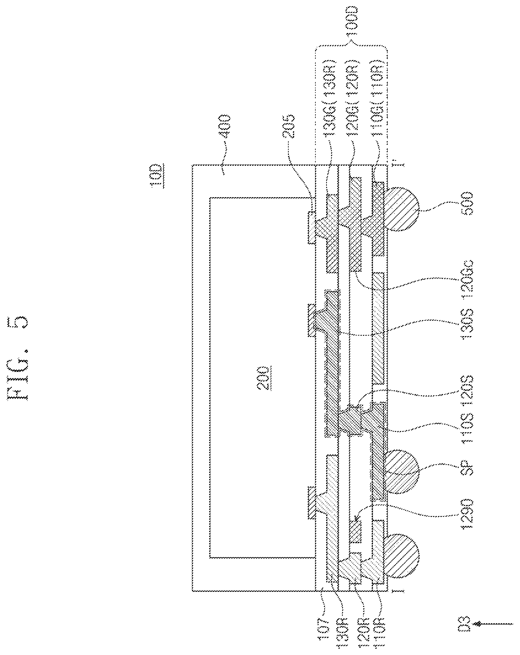 Patent US12564079 Figure 16 – Semiconductor package including a redistribution substrate and a pair of signal patterns