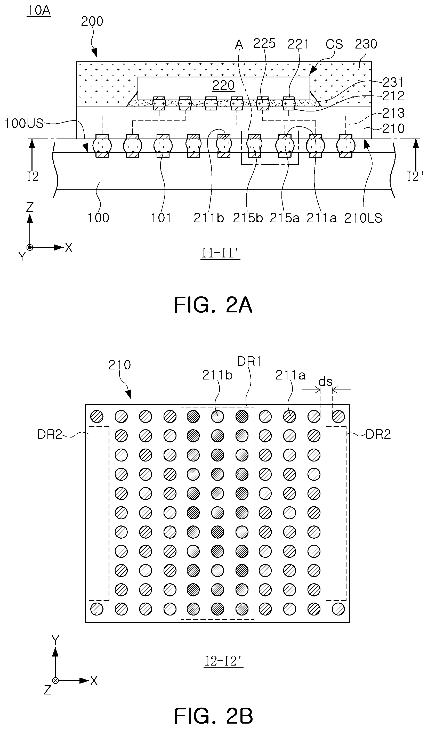 Patent US12564080 Figure 2 – Memory module having first connection bumps and second connection bumps