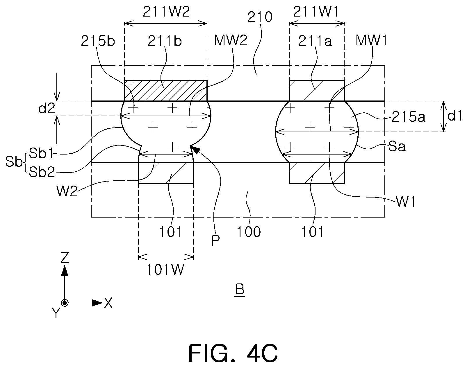 Patent US12564080 Figure 6 – Memory module having first connection bumps and second connection bumps