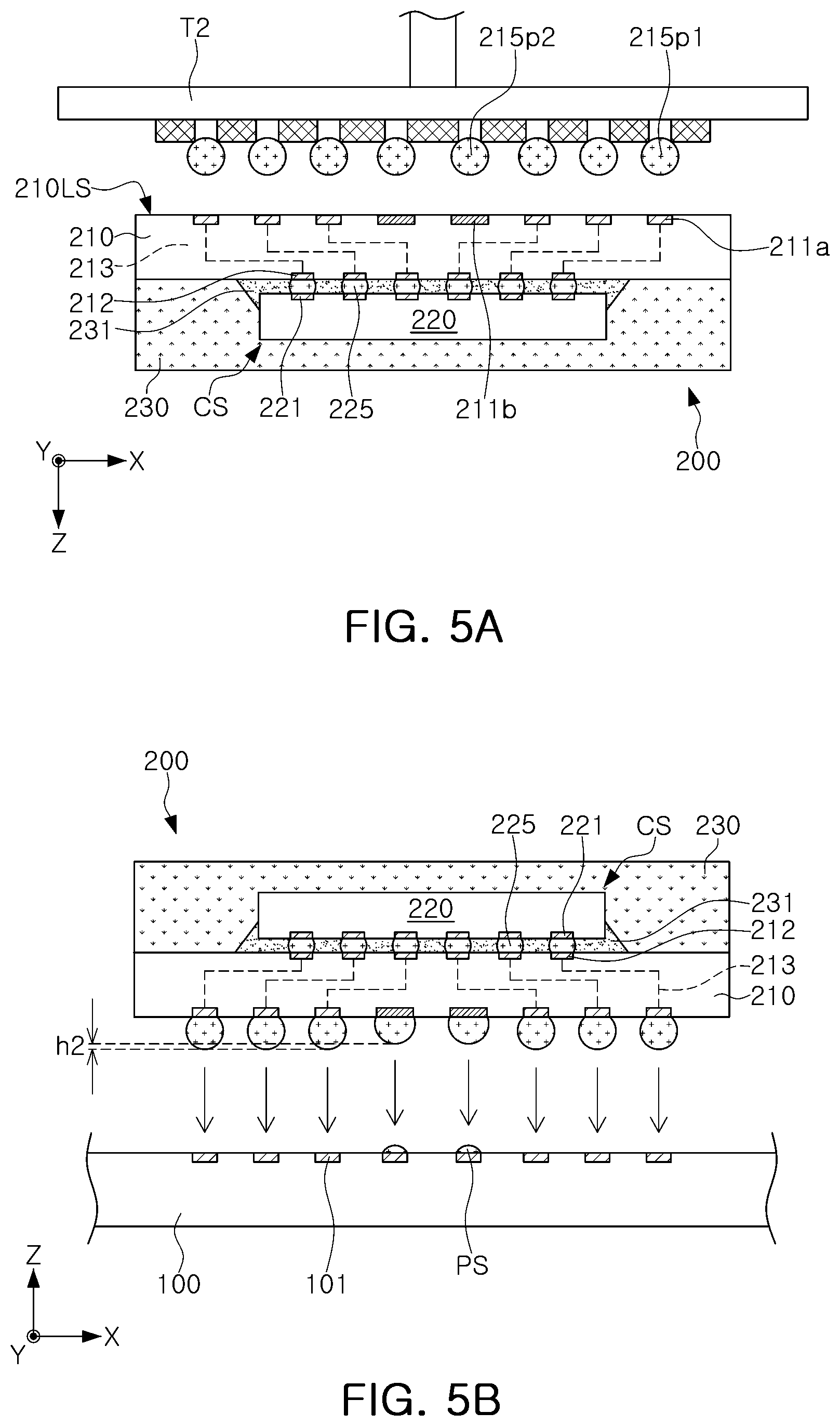 Patent US12564080 Figure 7 – Memory module having first connection bumps and second connection bumps