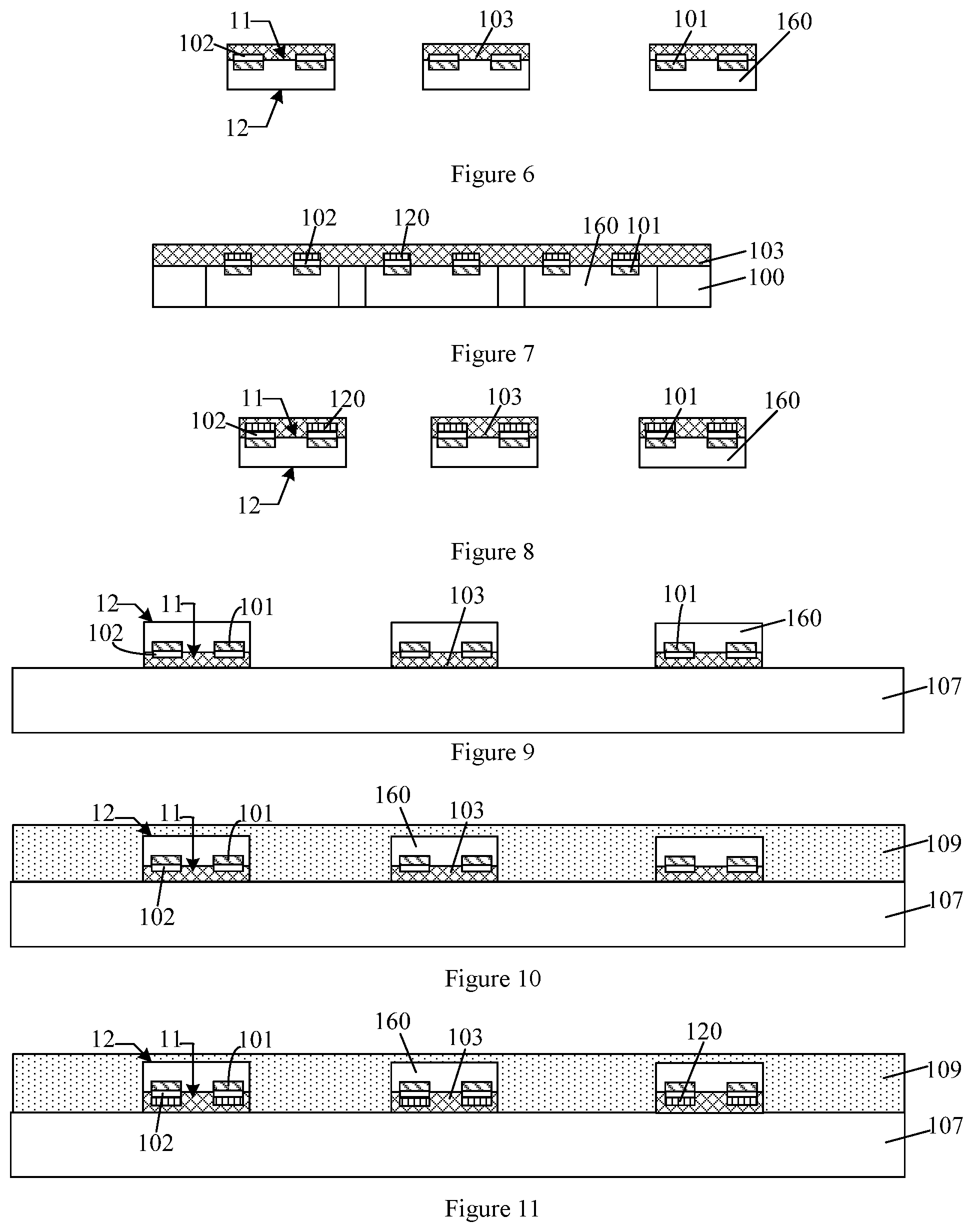 Patent US12564083 Figure 2 – Packaging structure having semiconductor chips and encapsulation layers and formation method thereof