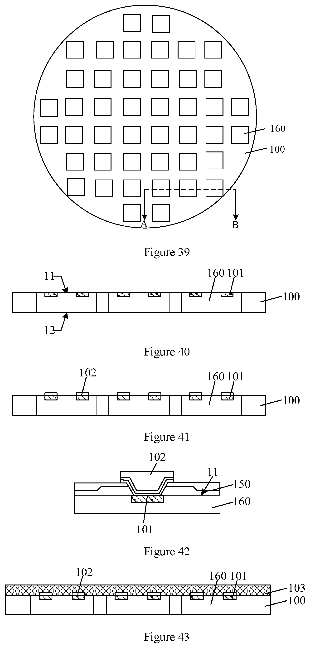Patent US12564083 Figure 8 – Packaging structure having semiconductor chips and encapsulation layers and formation method thereof