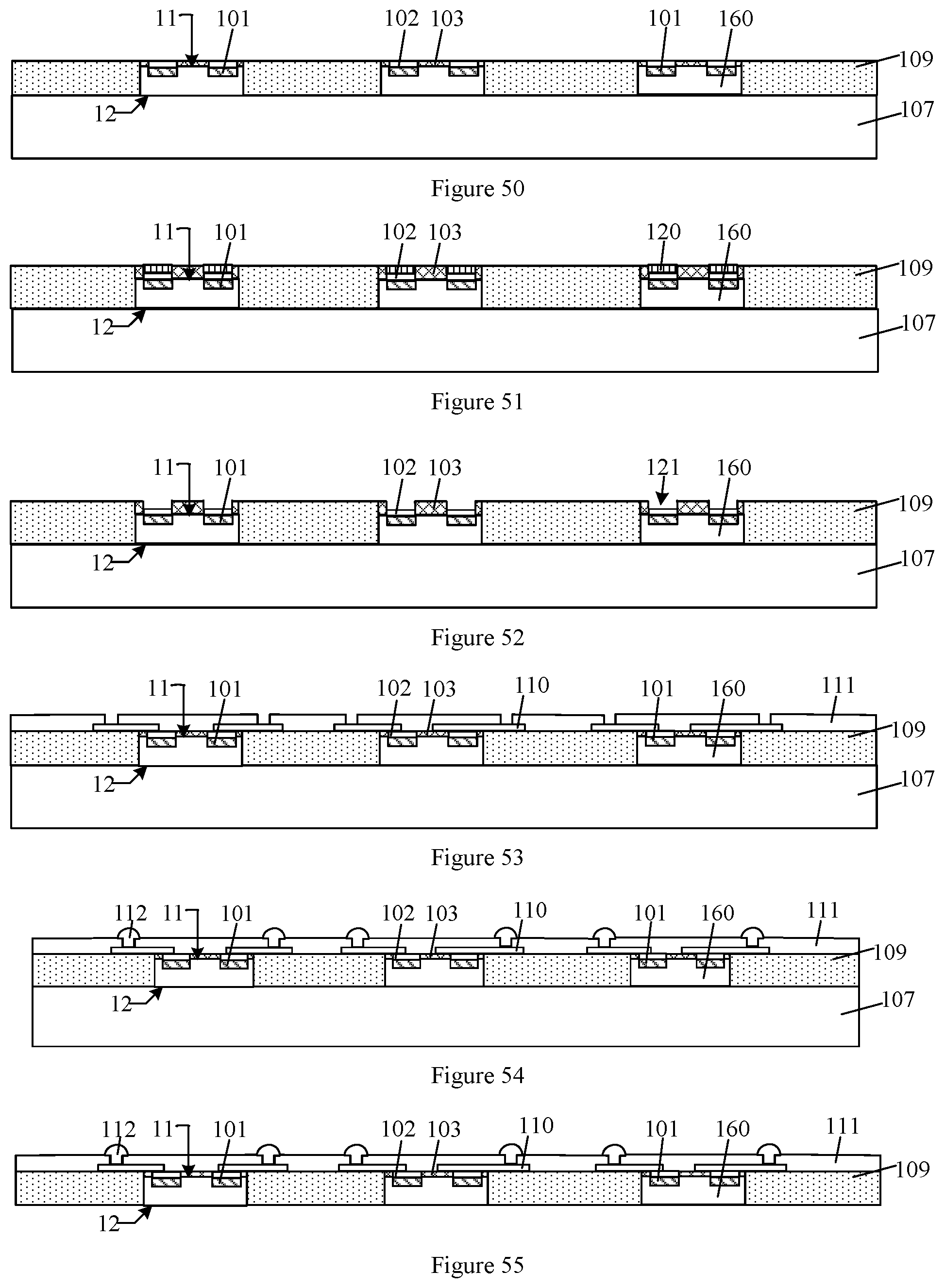 Patent US12564083 Figure 10 – Packaging structure having semiconductor chips and encapsulation layers and formation method thereof