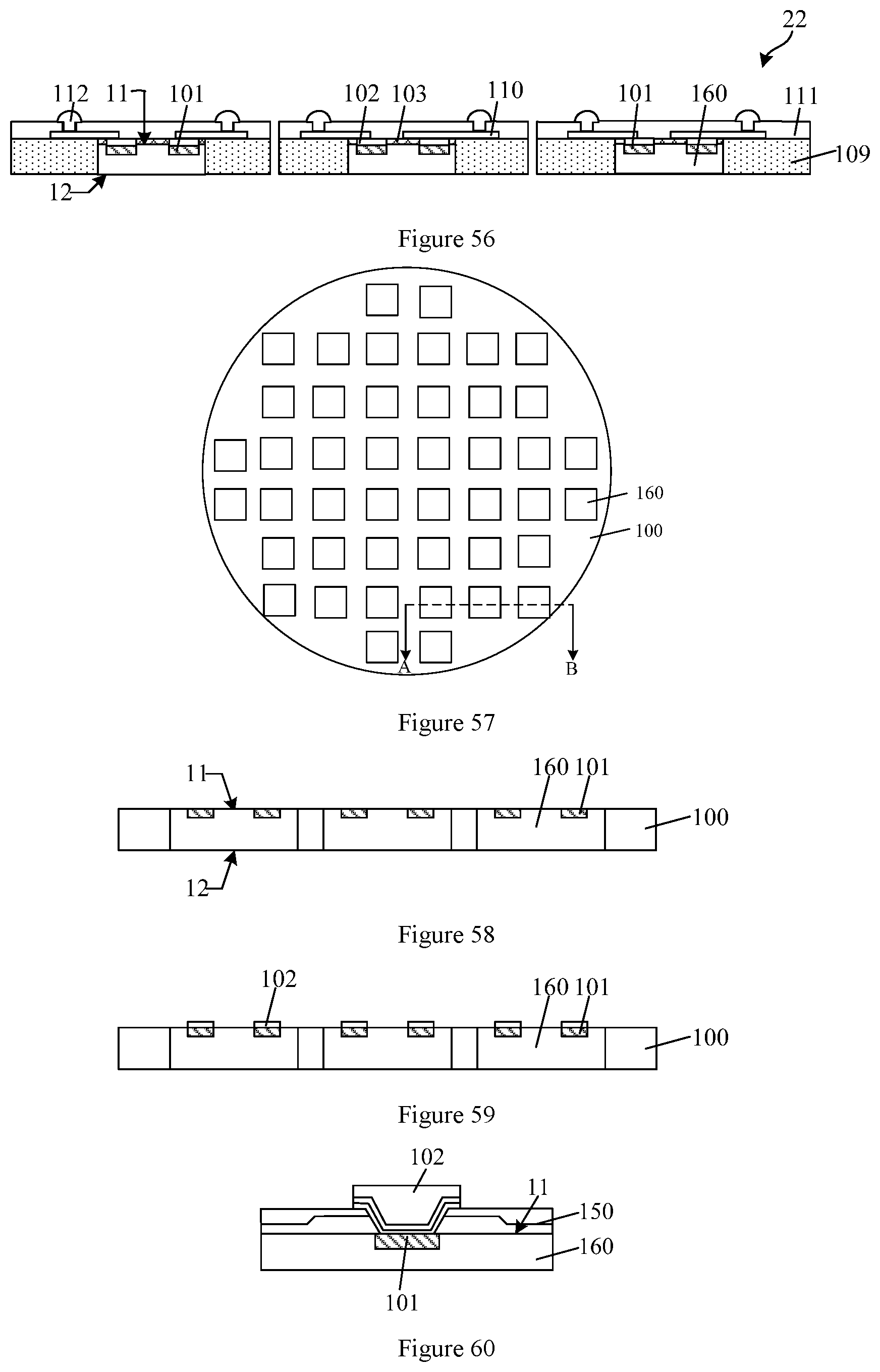 Patent US12564083 Figure 11 – Packaging structure having semiconductor chips and encapsulation layers and formation method thereof