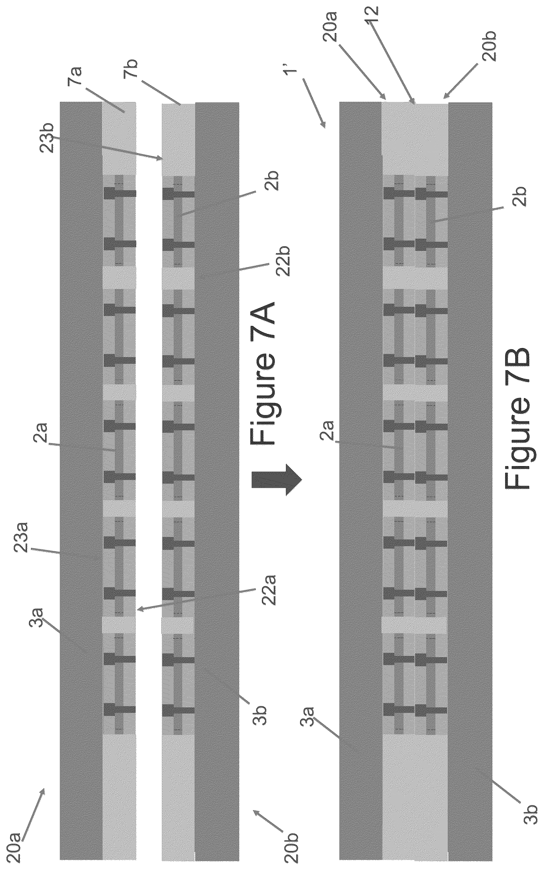 Patent US12564084 Figure 7 – Bonded structures without intervening adhesive