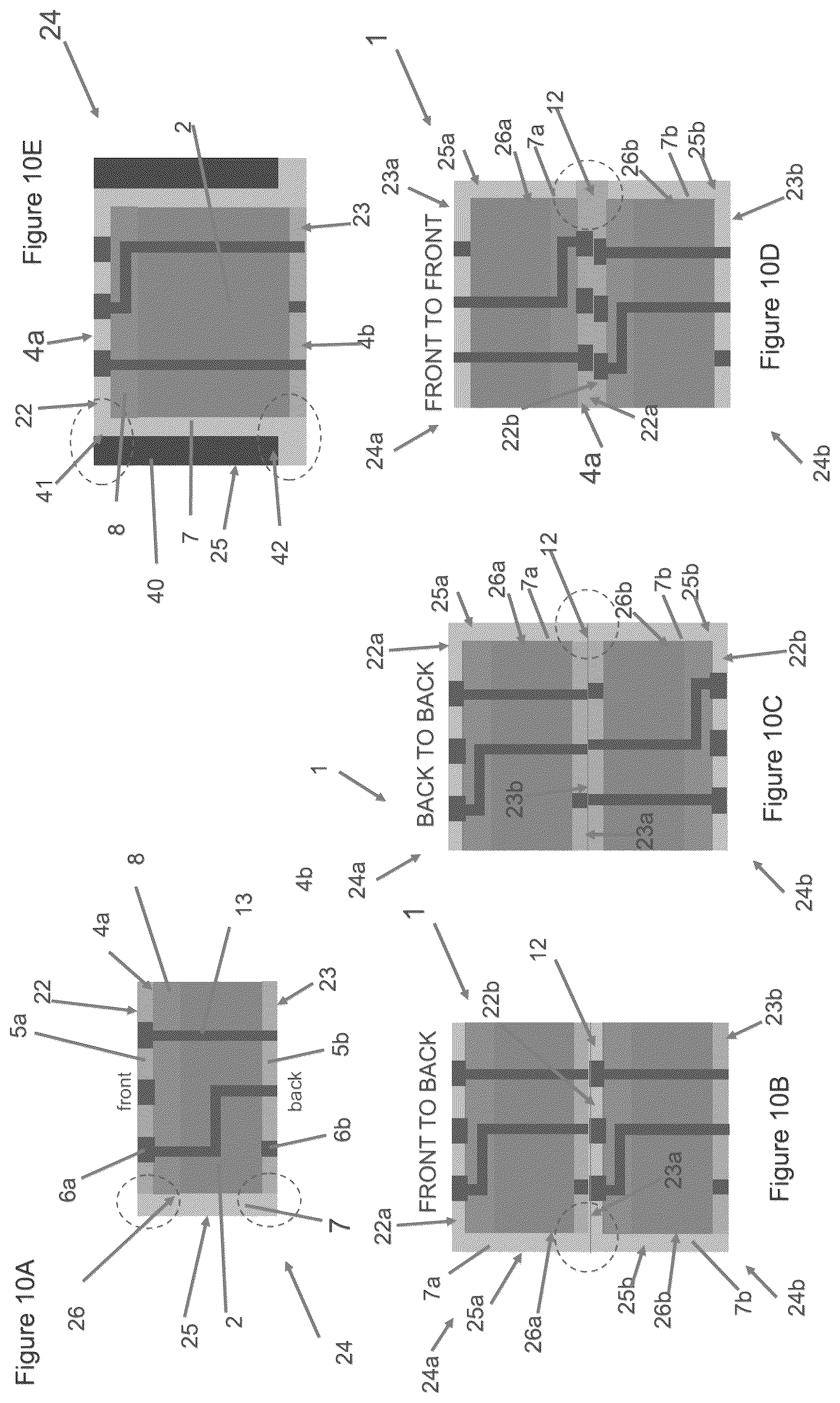 Patent US12564084 Figure 10 – Bonded structures without intervening adhesive