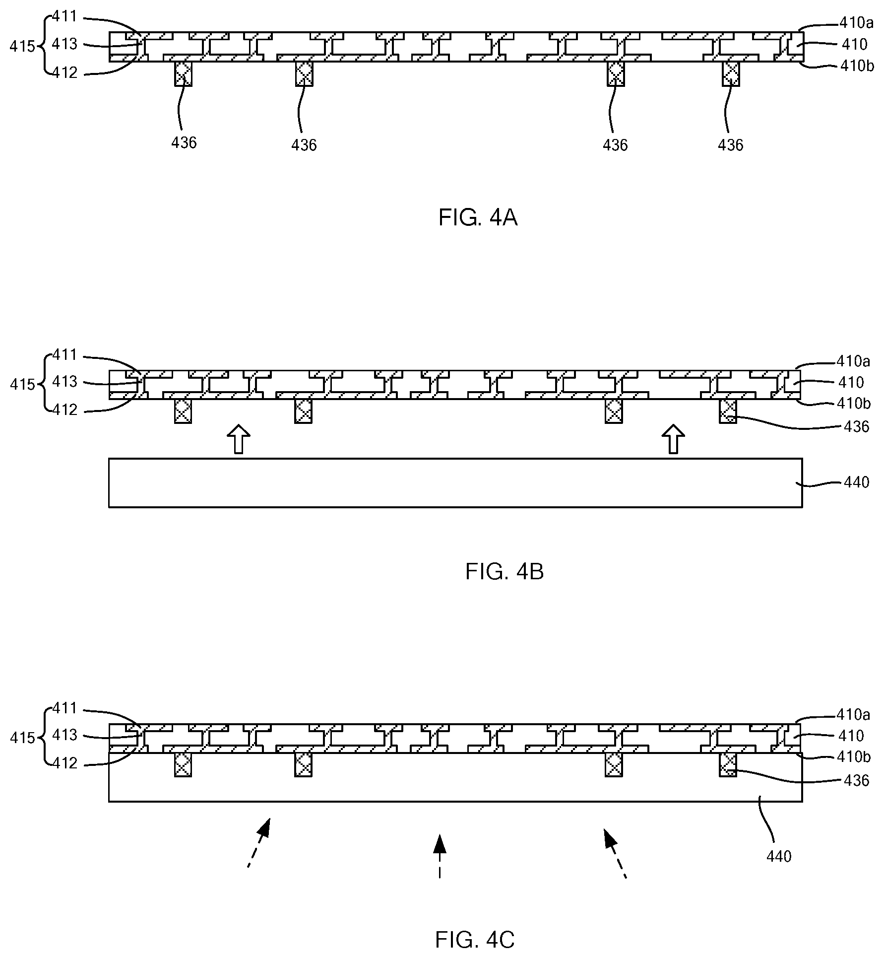 Patent US12564087 Figure 3 – Method for making semiconductor device with double side molding