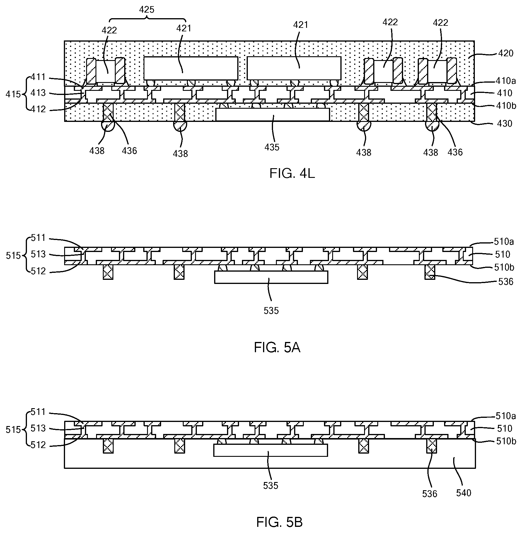 Patent US12564087 Figure 9 – Method for making semiconductor device with double side molding