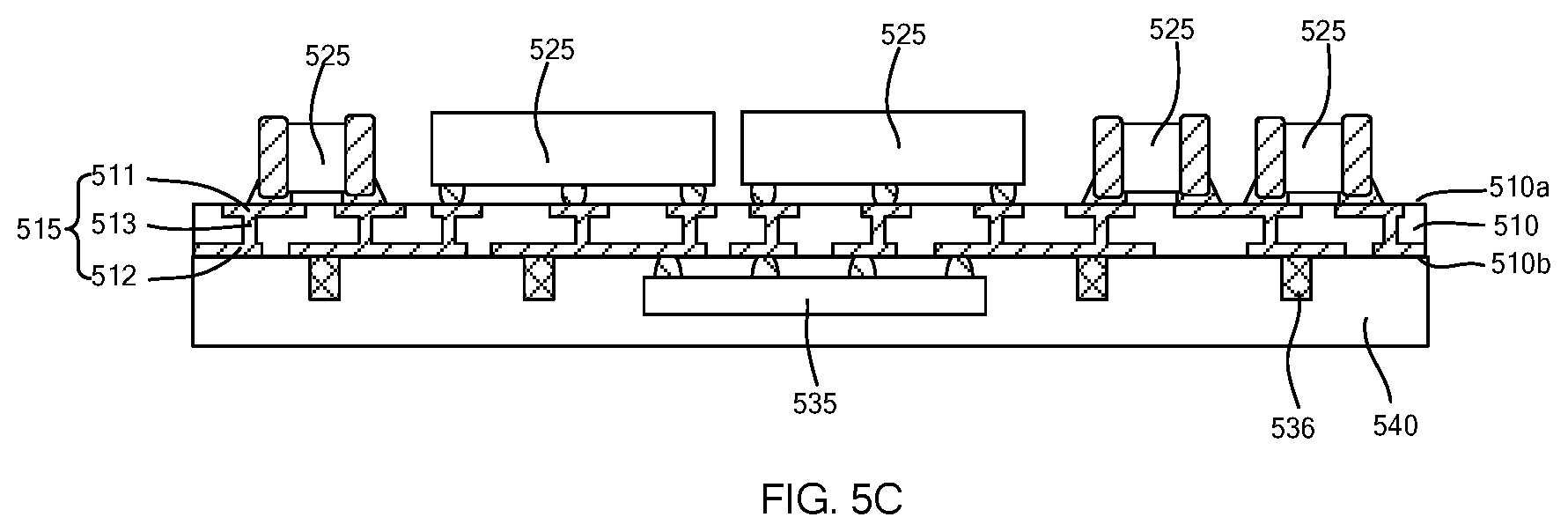 Patent US12564087 Figure 10 – Method for making semiconductor device with double side molding