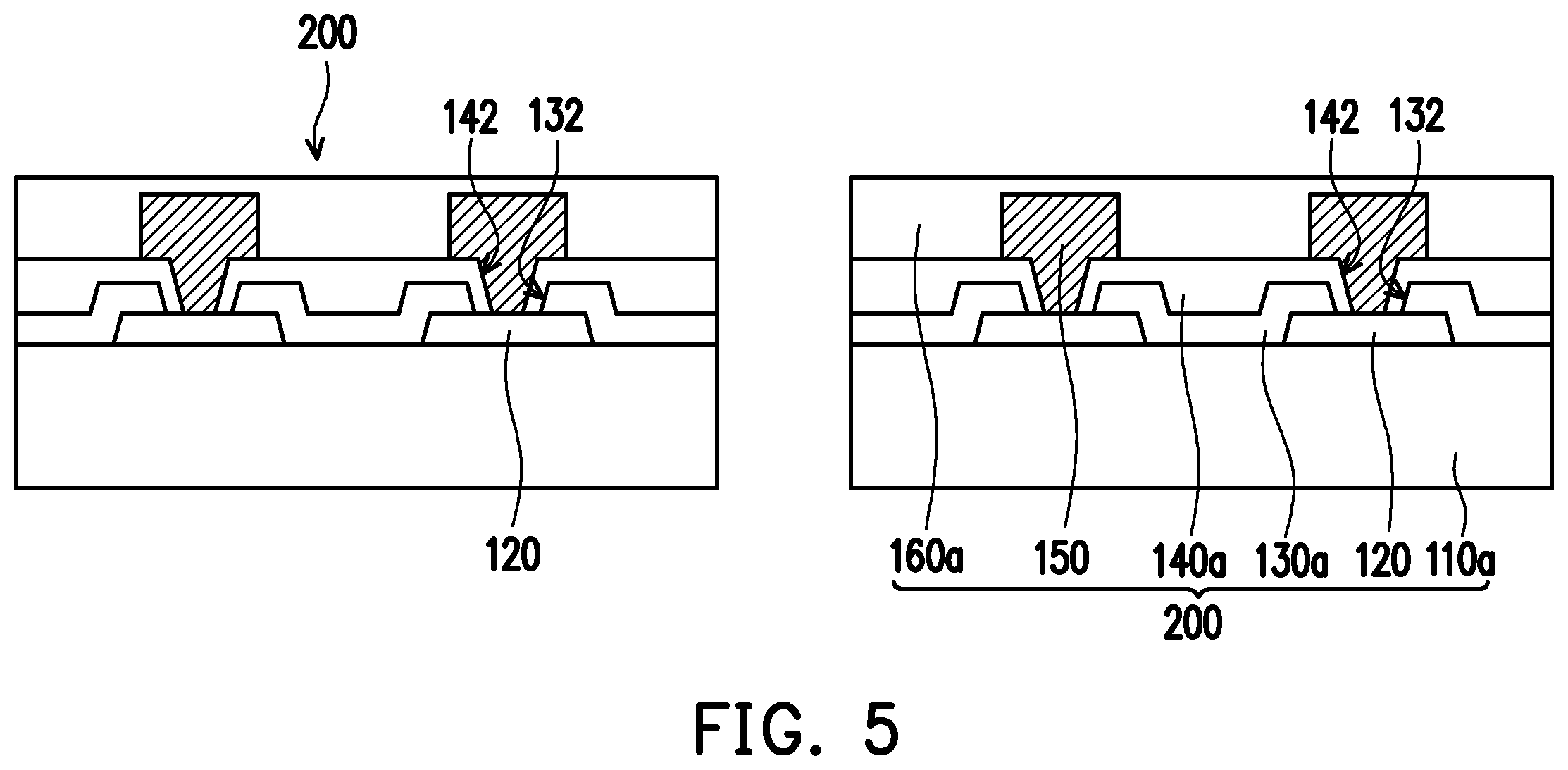 Patent US12564089 Figure 5 – Package structure