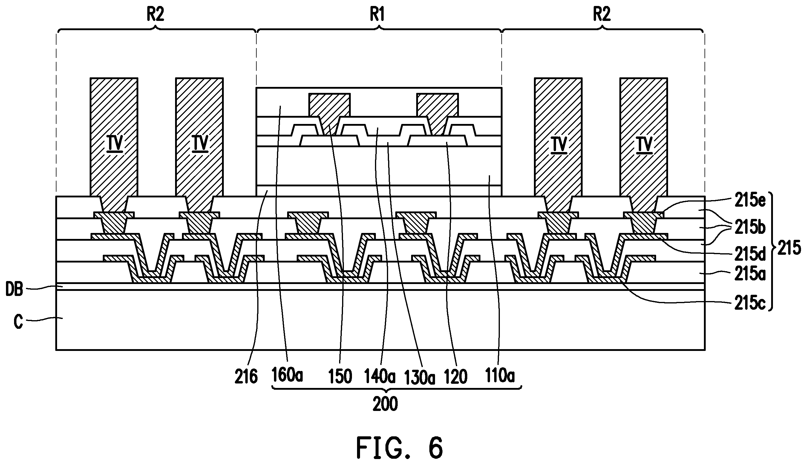 Patent US12564089 Figure 6 – Package structure