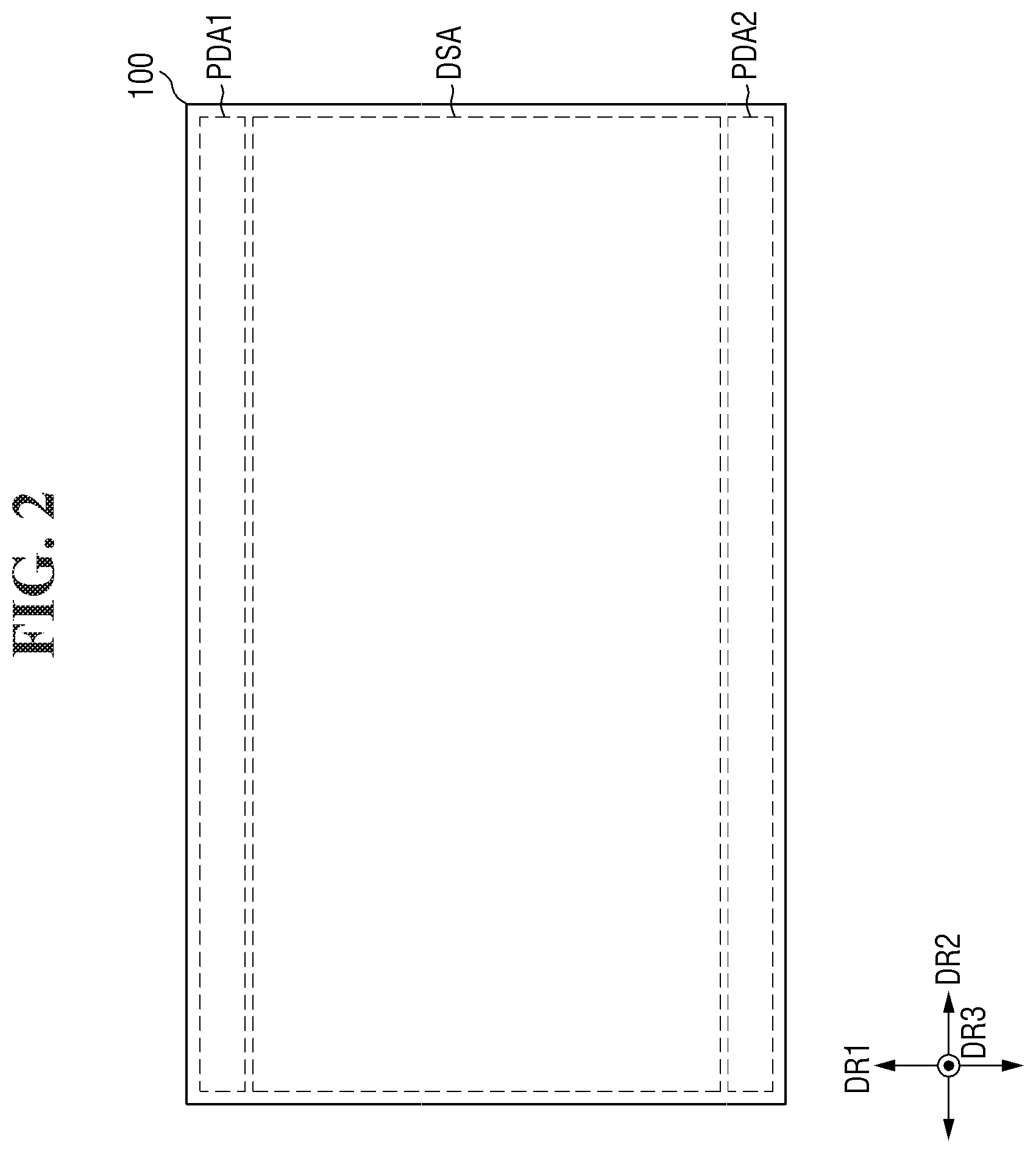 Patent US12564095 Figure 2 – Display device and method for fabrication thereof